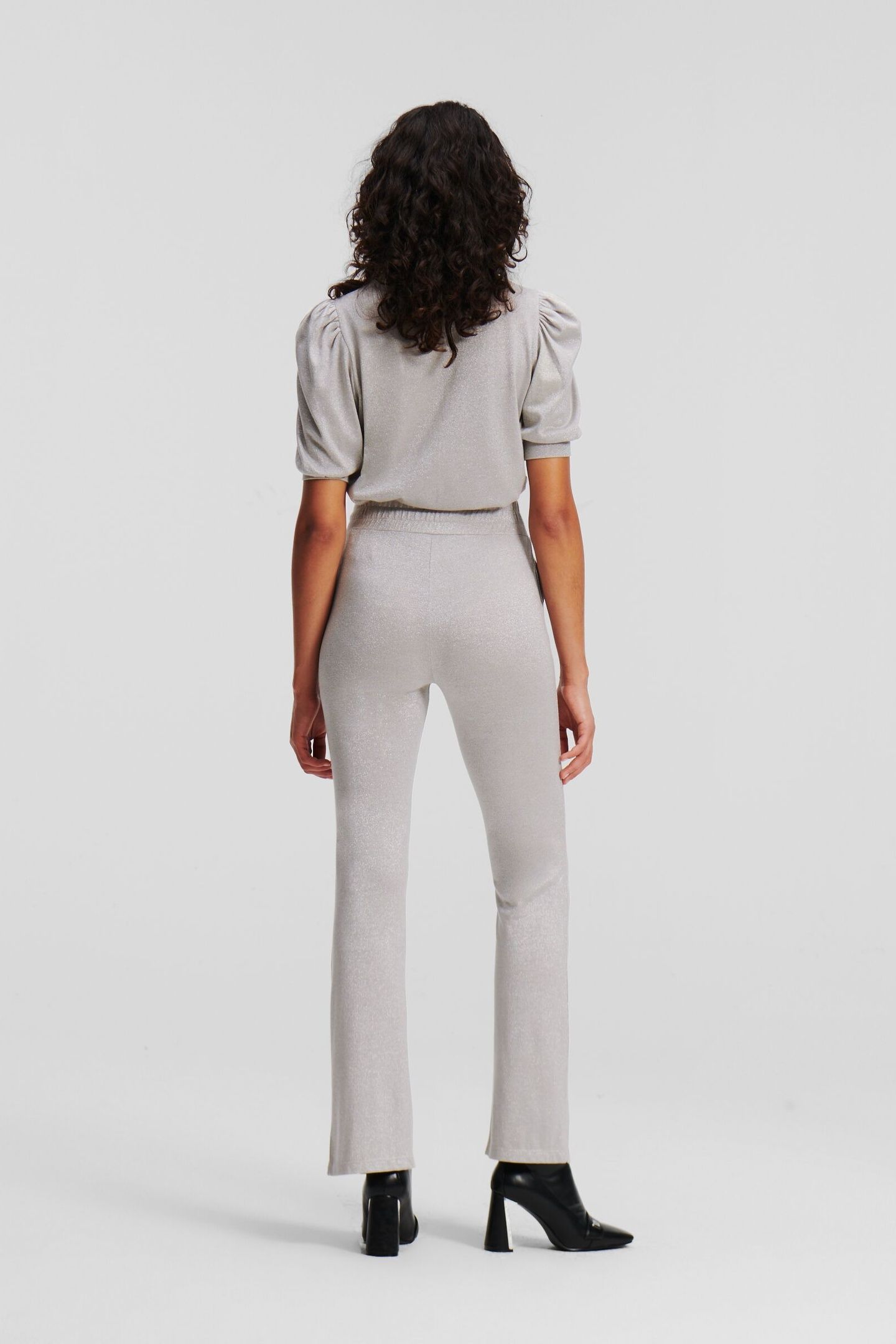 FASHION LUREX SWEATPANTS SILVER 3