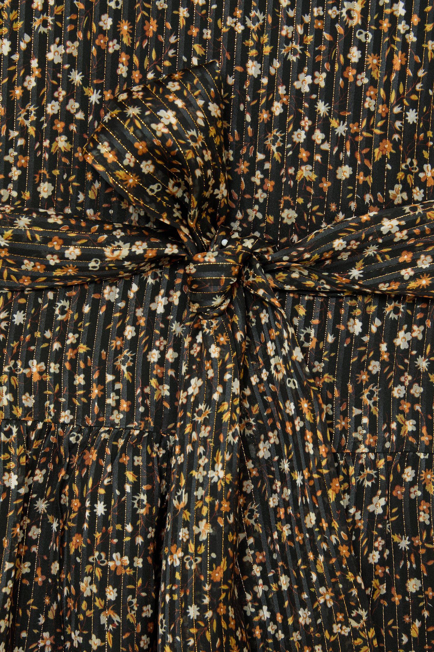 FLORAL LUREX FLIPPY PRINT BLACK 7