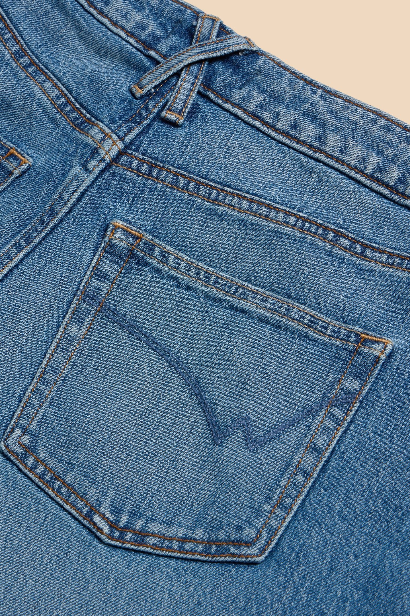 ALLIE DENIM MIDI SKIRT LGT DENIM 4