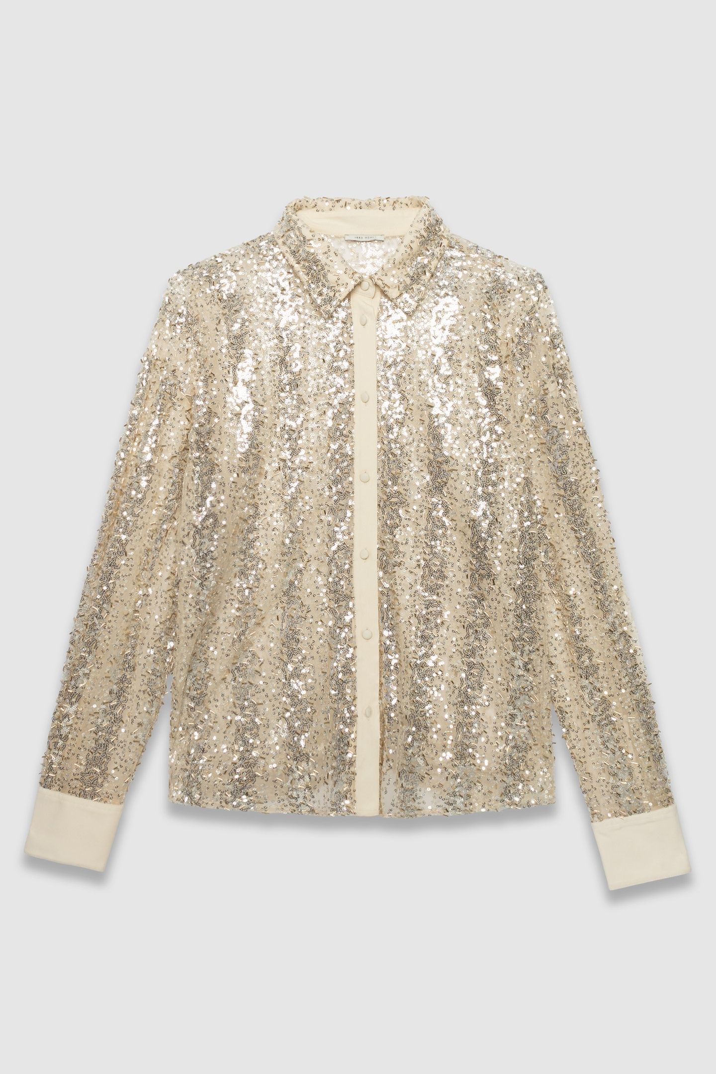 GOLD BEAD AND SEQUIN-EMBROIDERED SHIRT 4