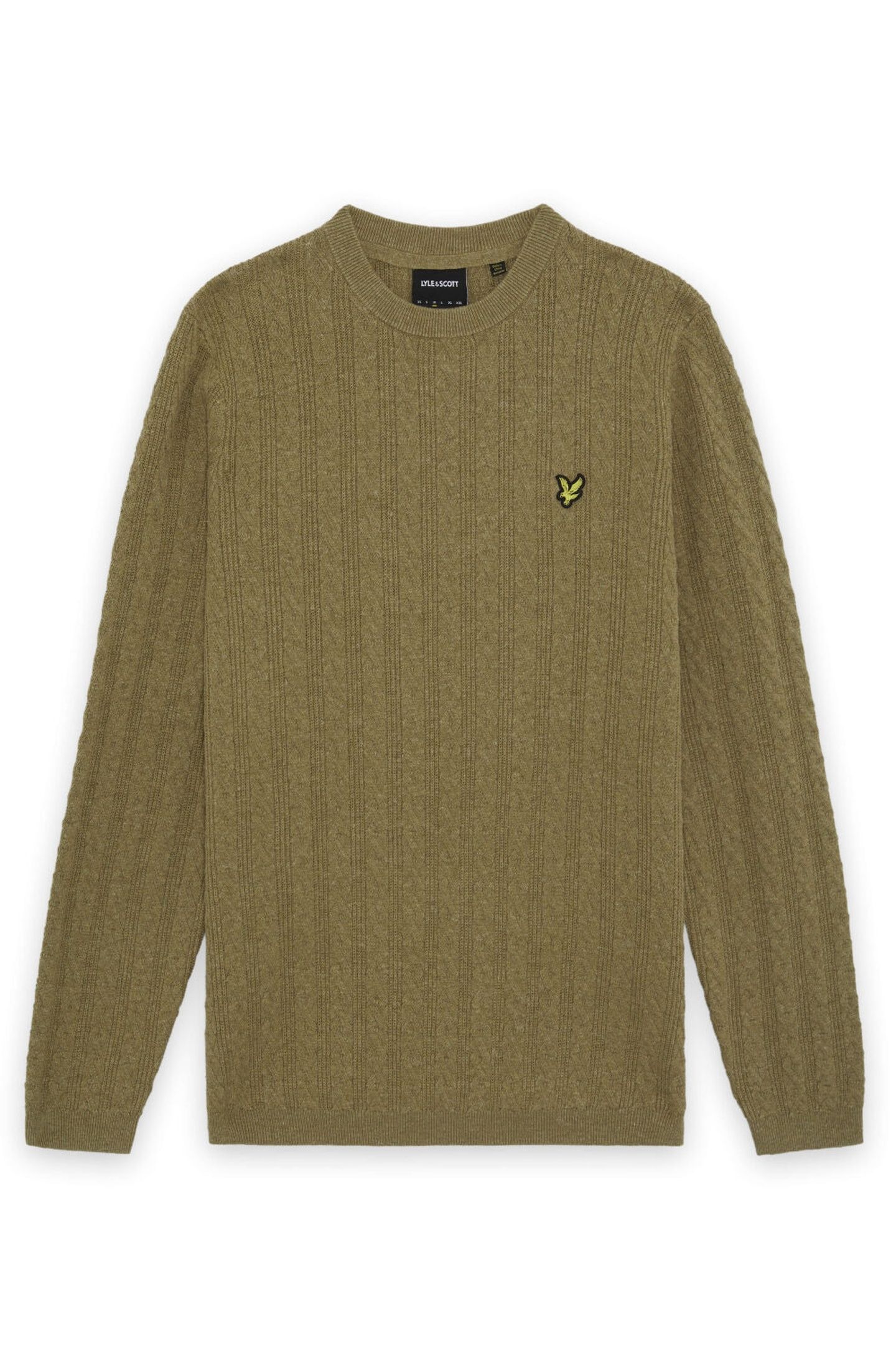 LINEN BLEND LONG SLEEVE JUMPER HERB GREEN MARL 4