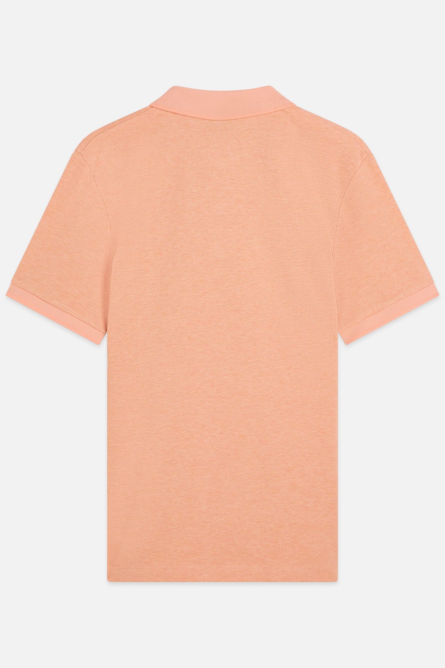 MELANGE CHEST LOGO REGULARFIT POLO DARK PINK 5