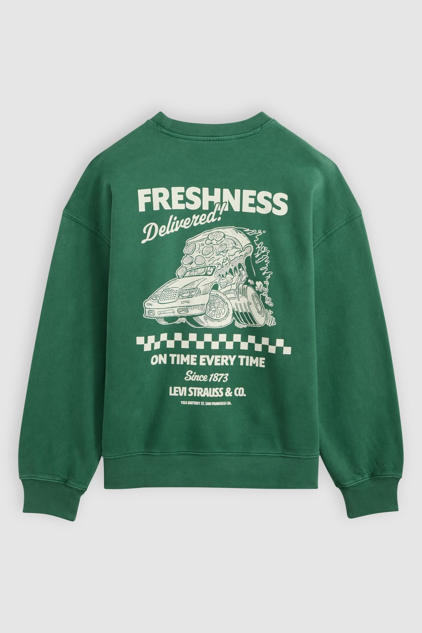 BOXY GRAPHIC CREWNECK SWEATSHIRT 4