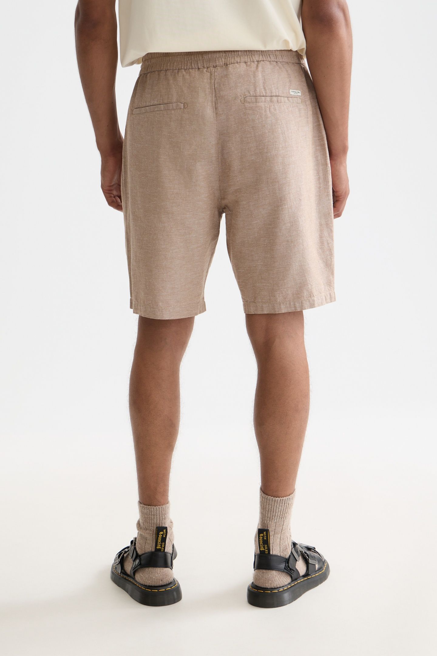 SEASONAL CORE FAVE COTTON LINEN REGULAR-FIT CHINO SHORTS LT  2