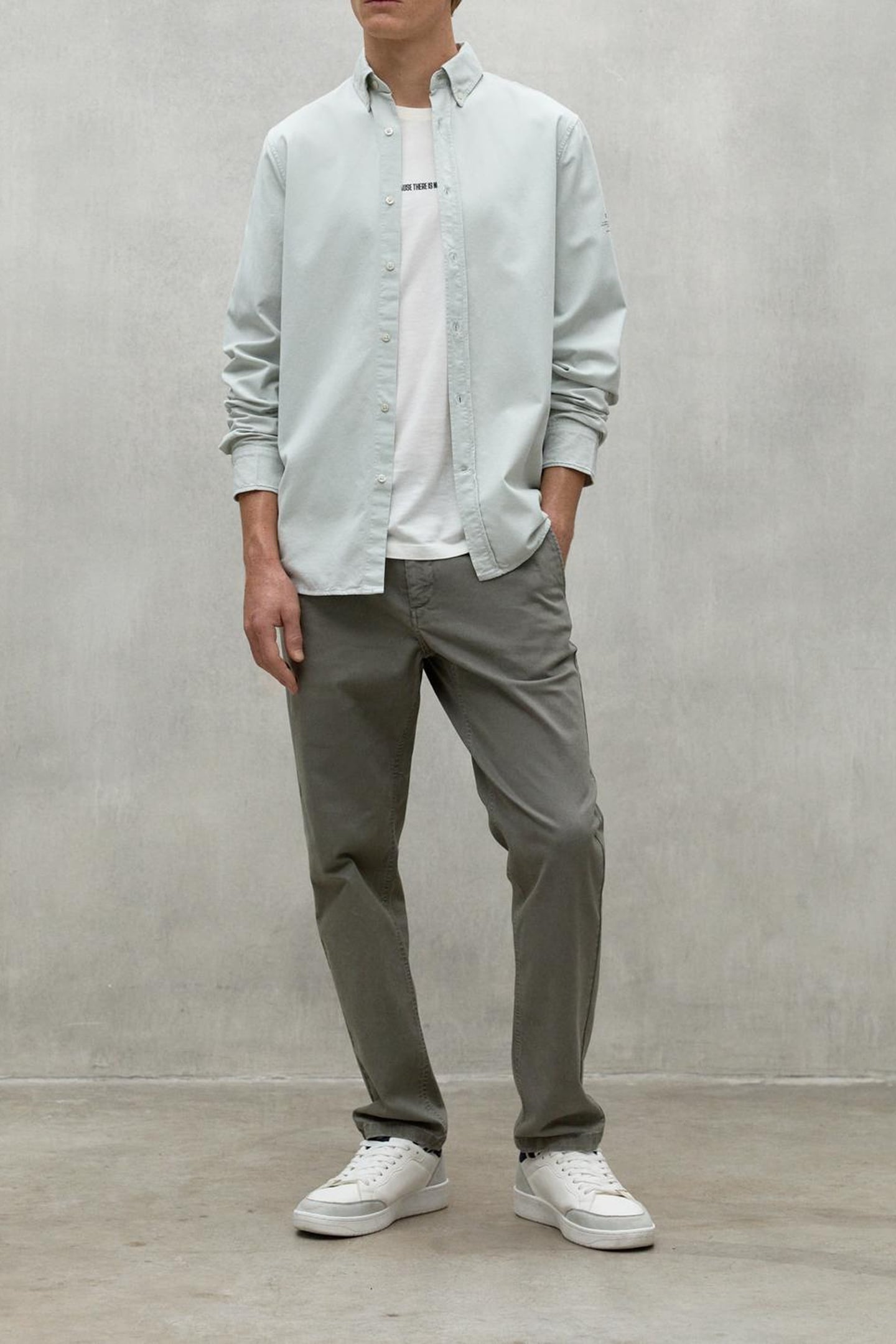 ANTEJOALF SHIRT PLAIN GREY 3