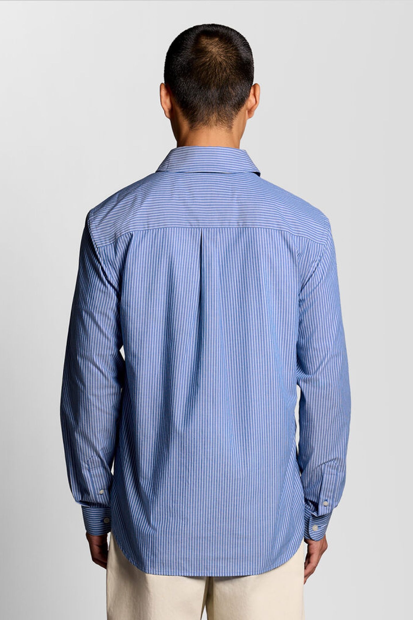 TWIN STRIPE SHIRT LUCID BLUE/WHITE 2