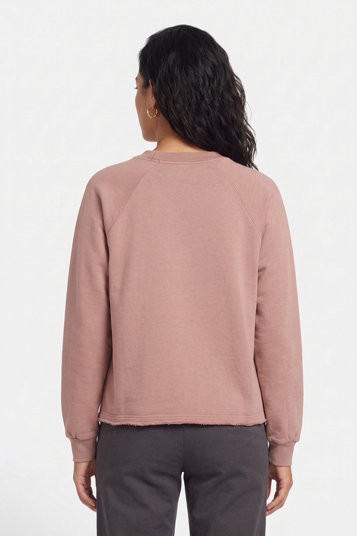 UNISEX SWEATSHIRT KICK OUT POWDER PINK 3