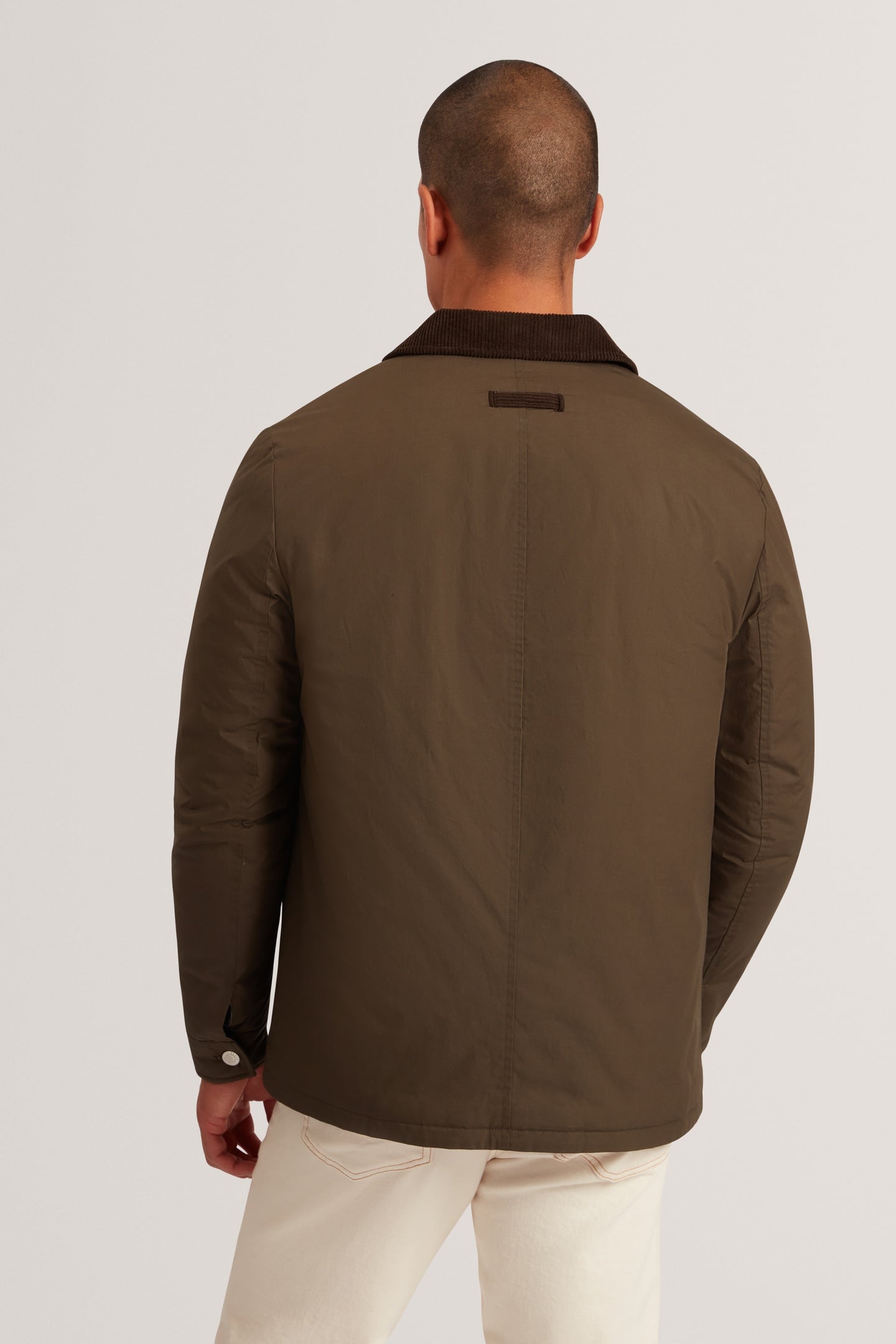 WAXED CHORE JACKET KHAKI 2