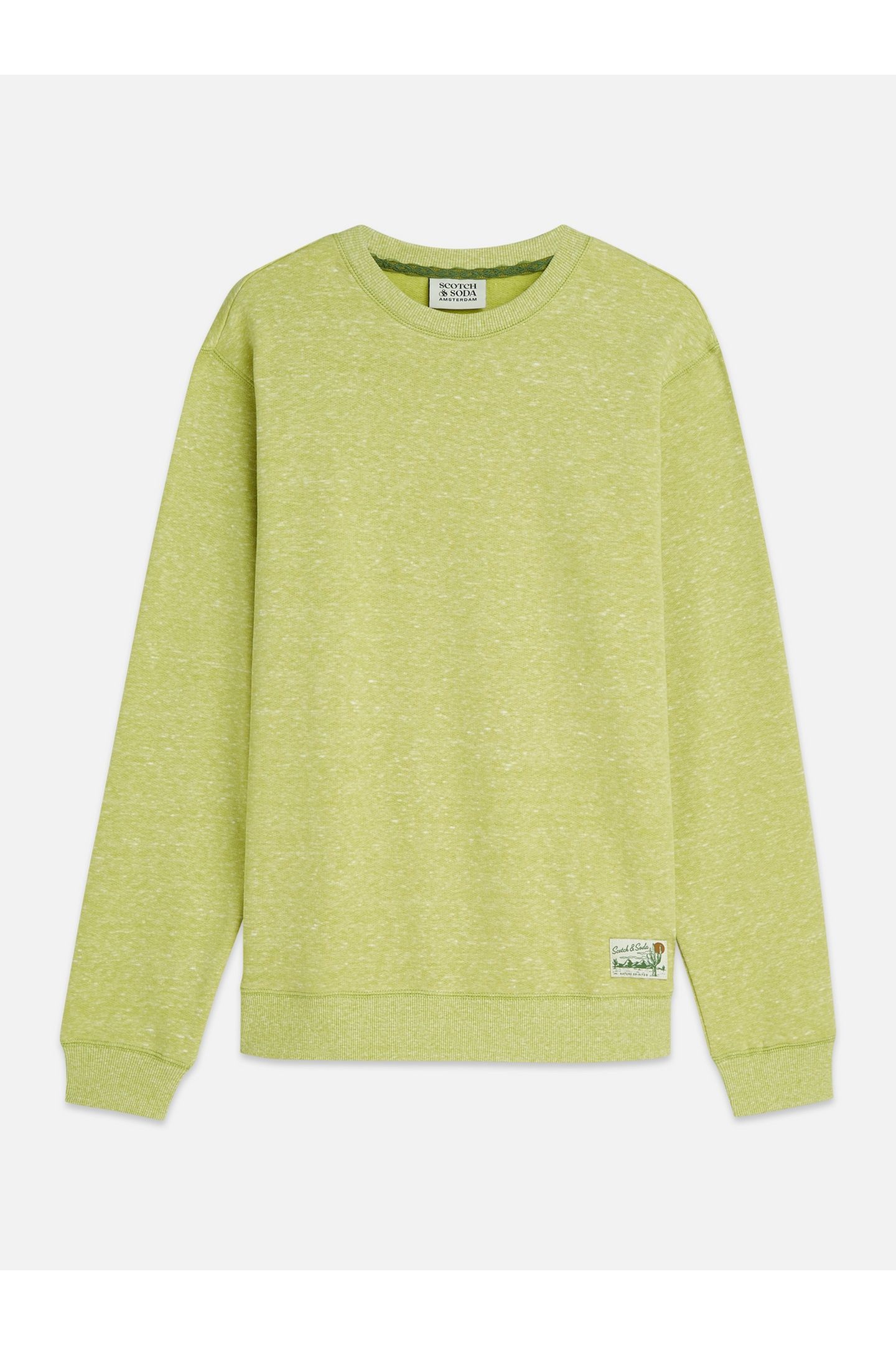 MELANGE REGULARFIT SWEATSHIRT DARK GREEN 2