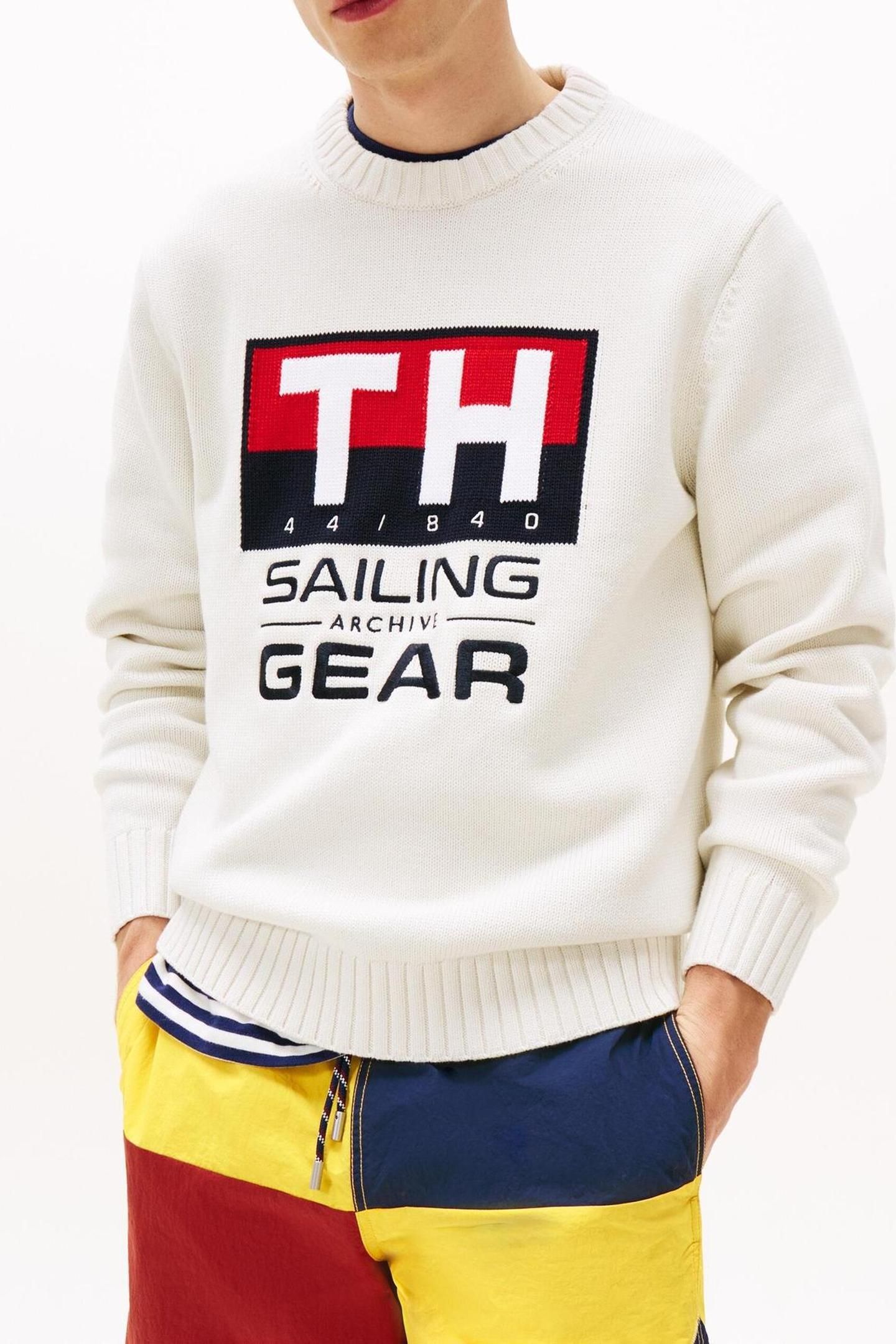 UNISEX GI SAILING CREWNECK IVORY 2