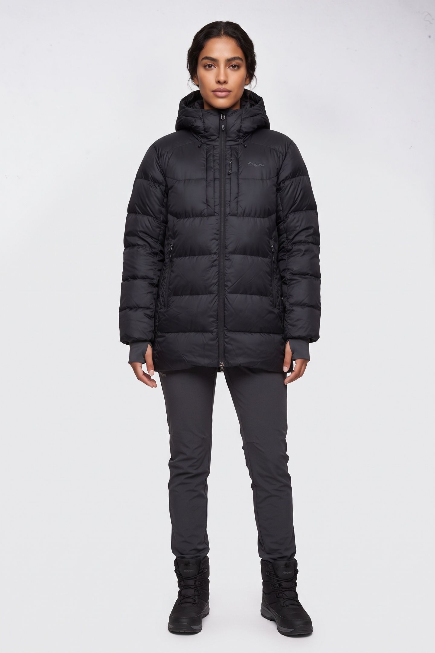 MAGMA EXTREME DOWN JACKET W/HOOD UNISEX BLACK 2