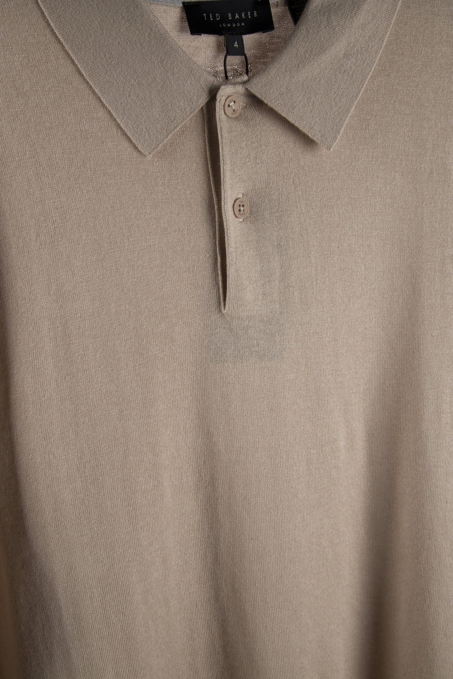 SS SILK COTTON POLO TAUPE 4