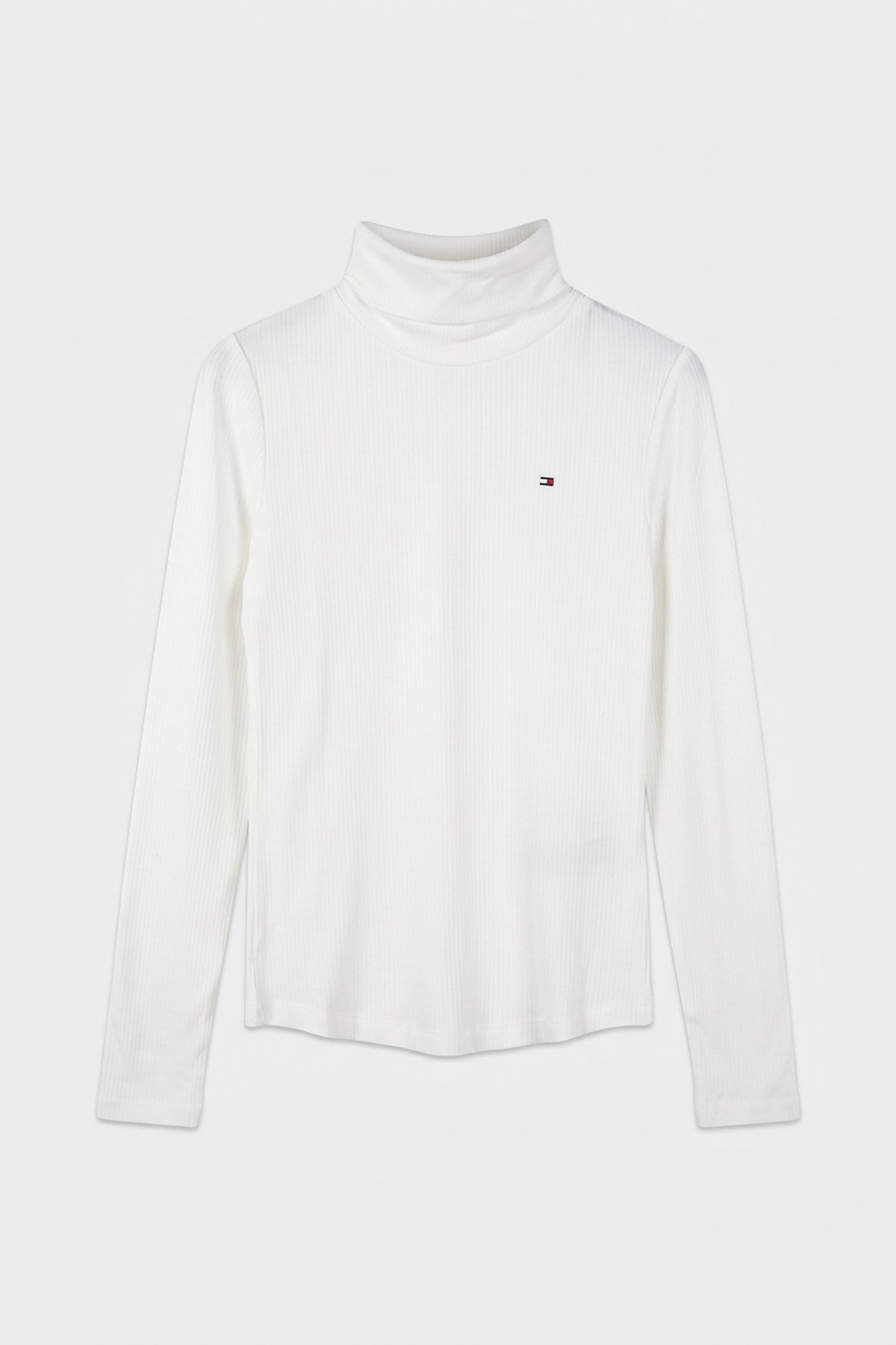 SLIM 5X2 RIB ROLL-NECK ECRU 3