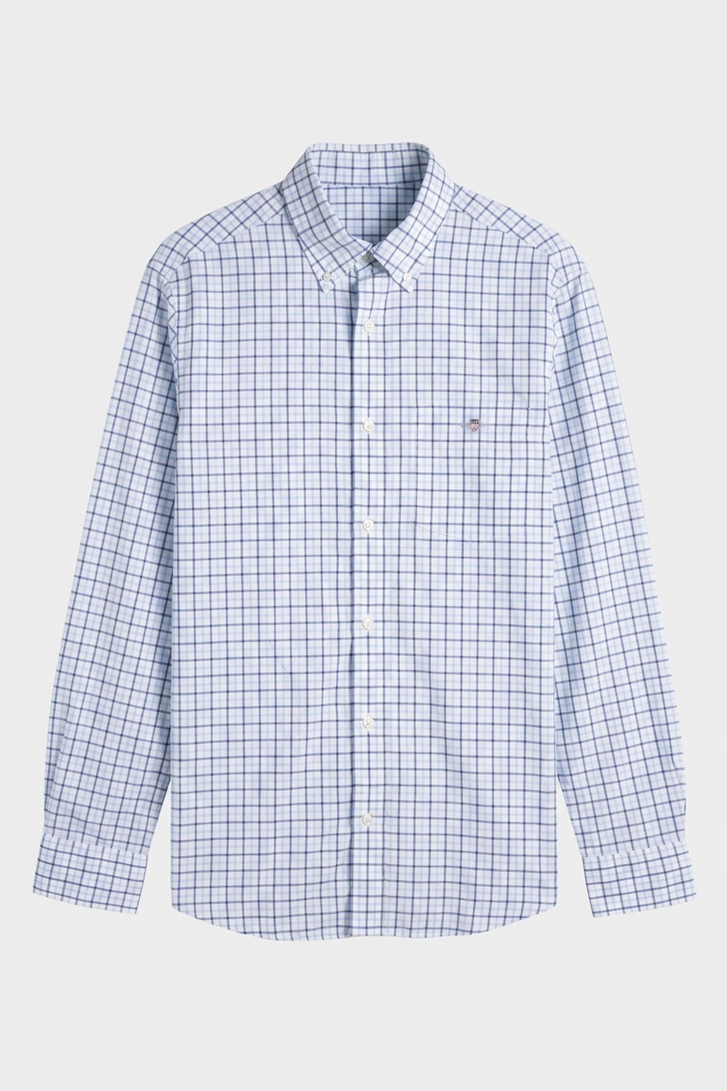 REG CLASSIC POPLIN CHECK SKY BLUE 2