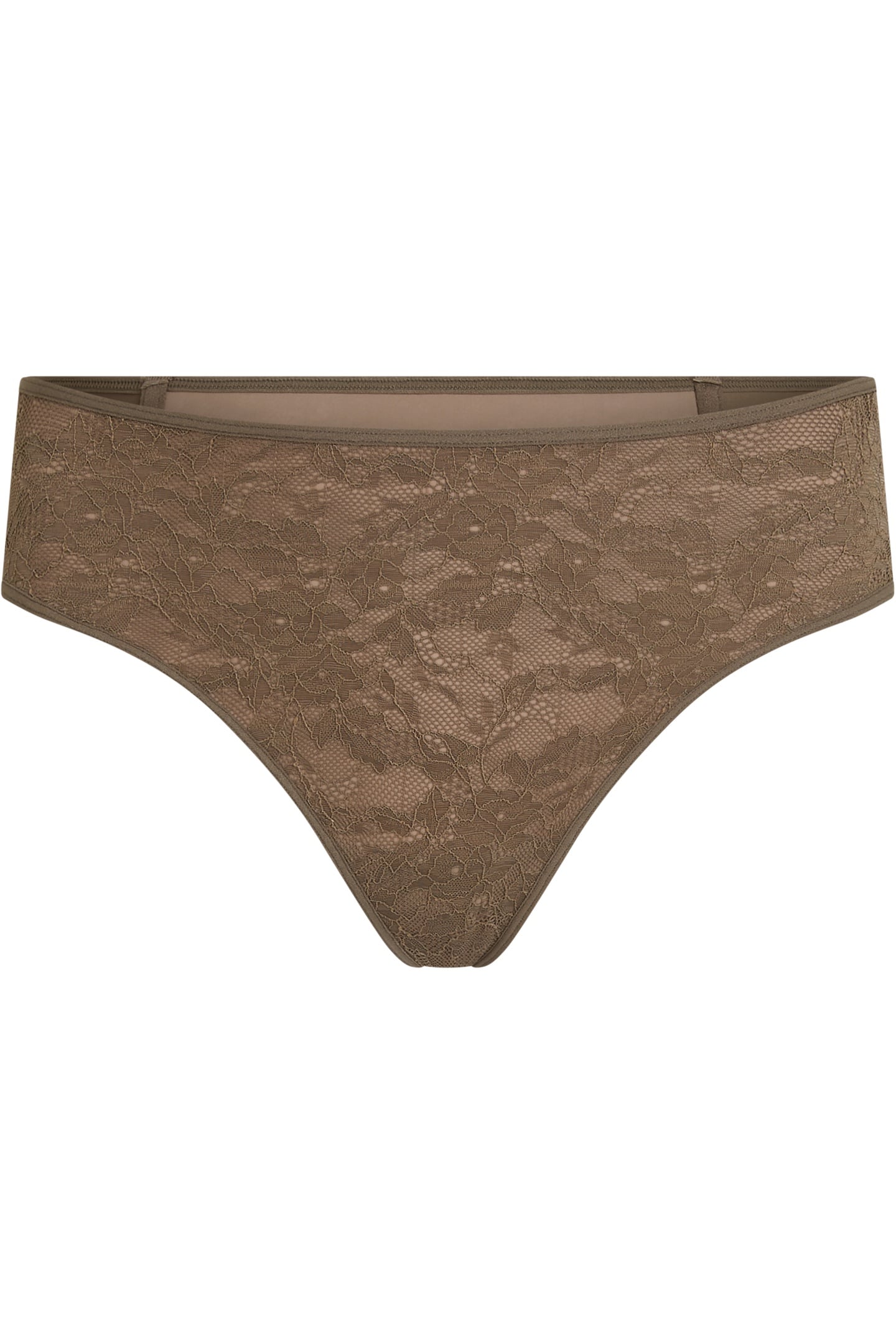 DAME DE PARIS CAPPUCINO BROWN THONG 3