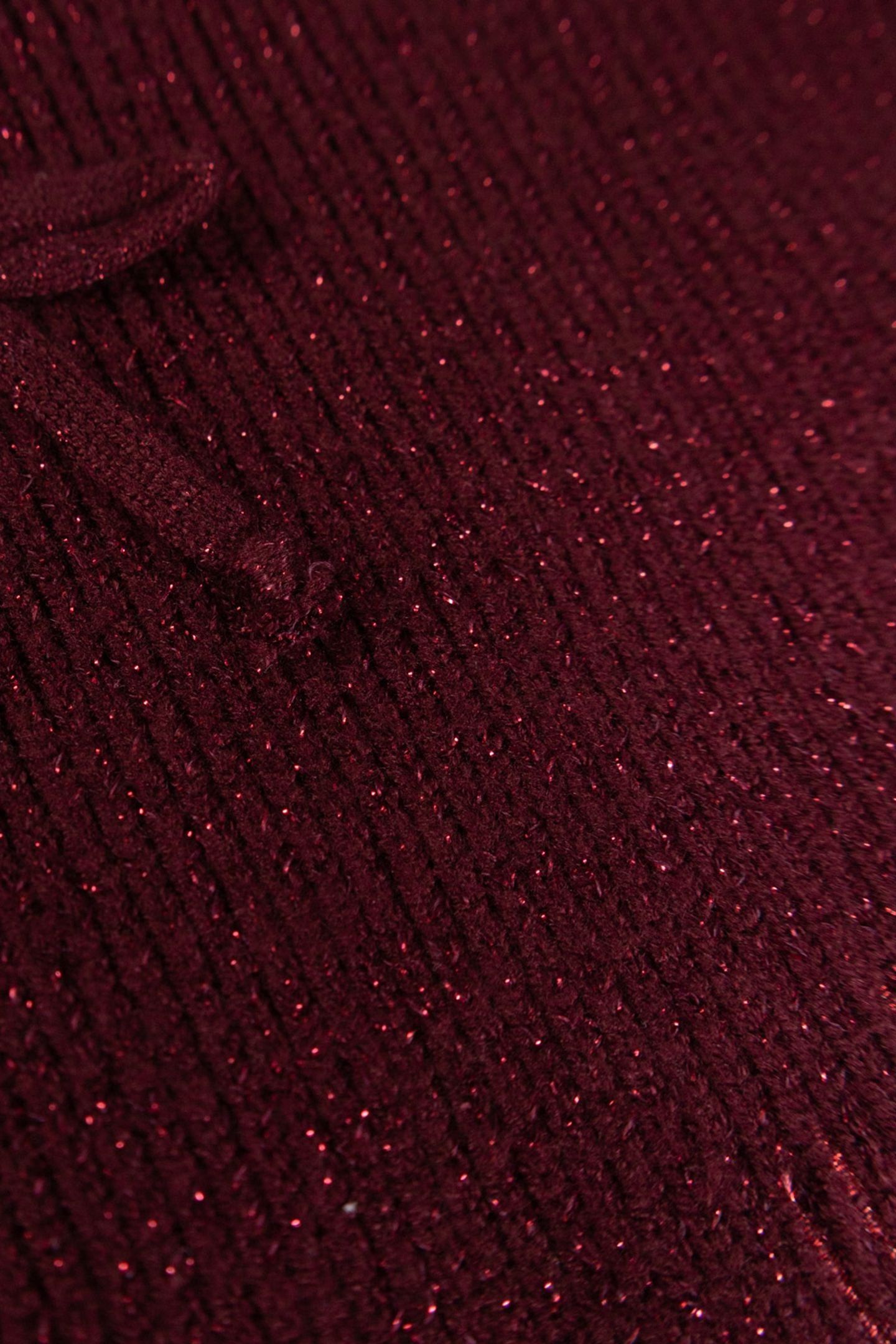 GIRLS’ PINK GLITTERY KNIT COWL WITH BOW DECOR 5