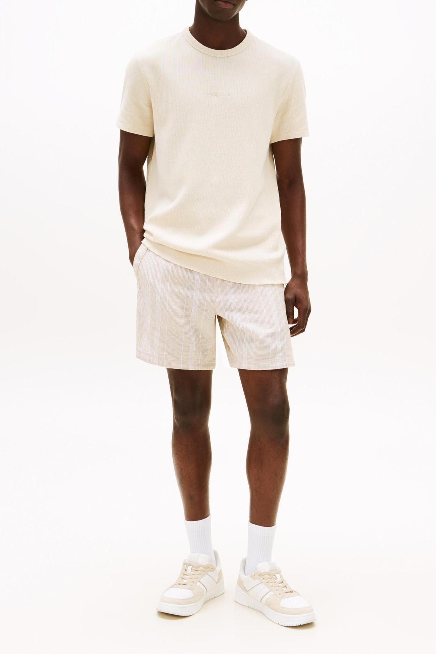 TJM SLIM WAFFLE TEE DESERT SAND DUNE 1