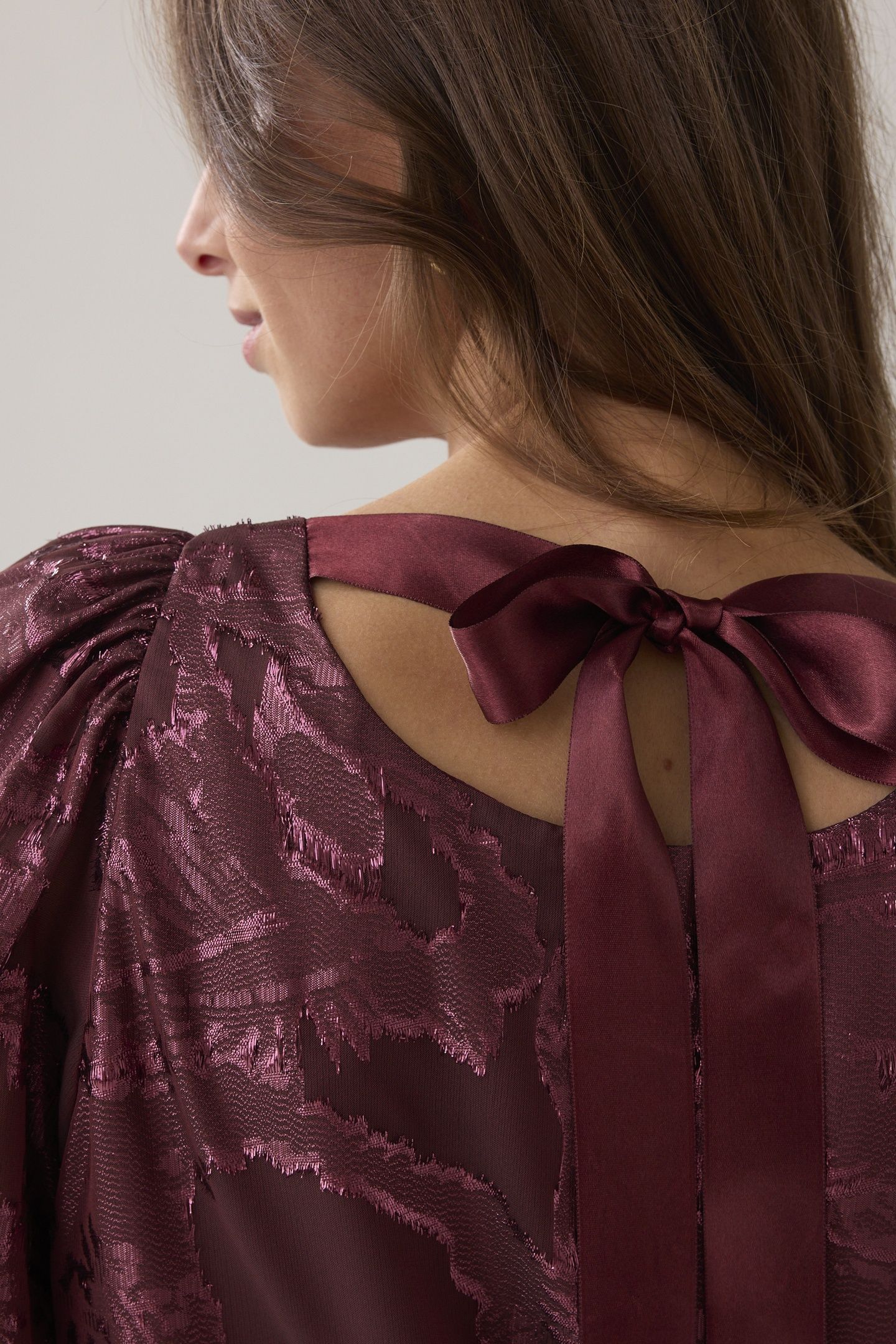 TOP SHINY JACQUARD REDS 4