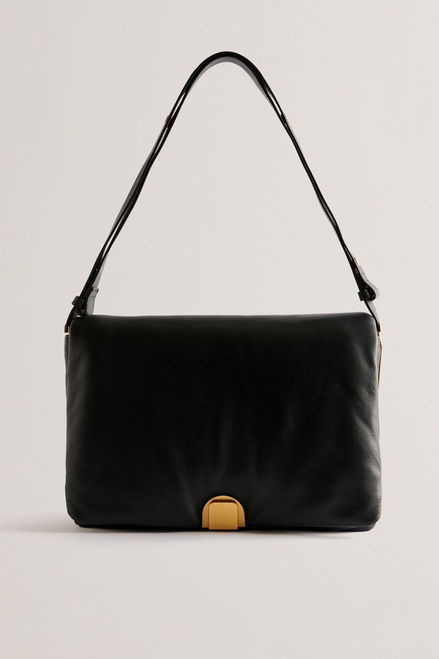 SAMILLA LOCK DETAIL SOFT QUILTED BLACK 1
