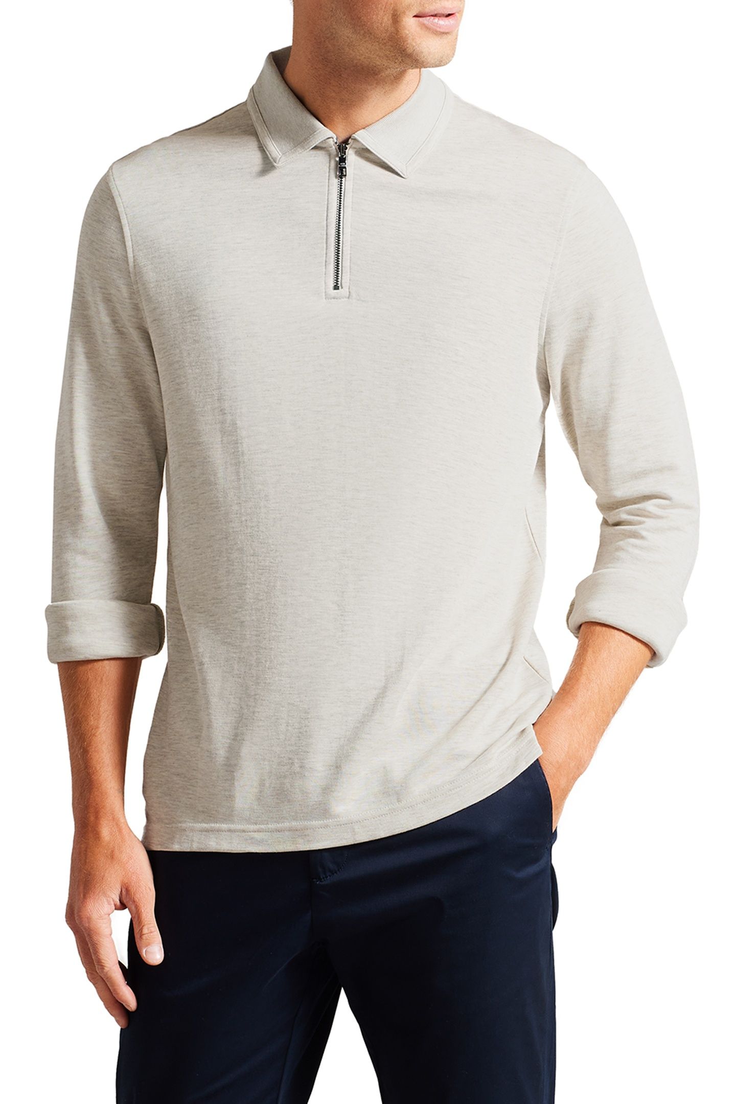 KARPOL LS REGULAR SOFT TOUCH POLO NATURAL 1