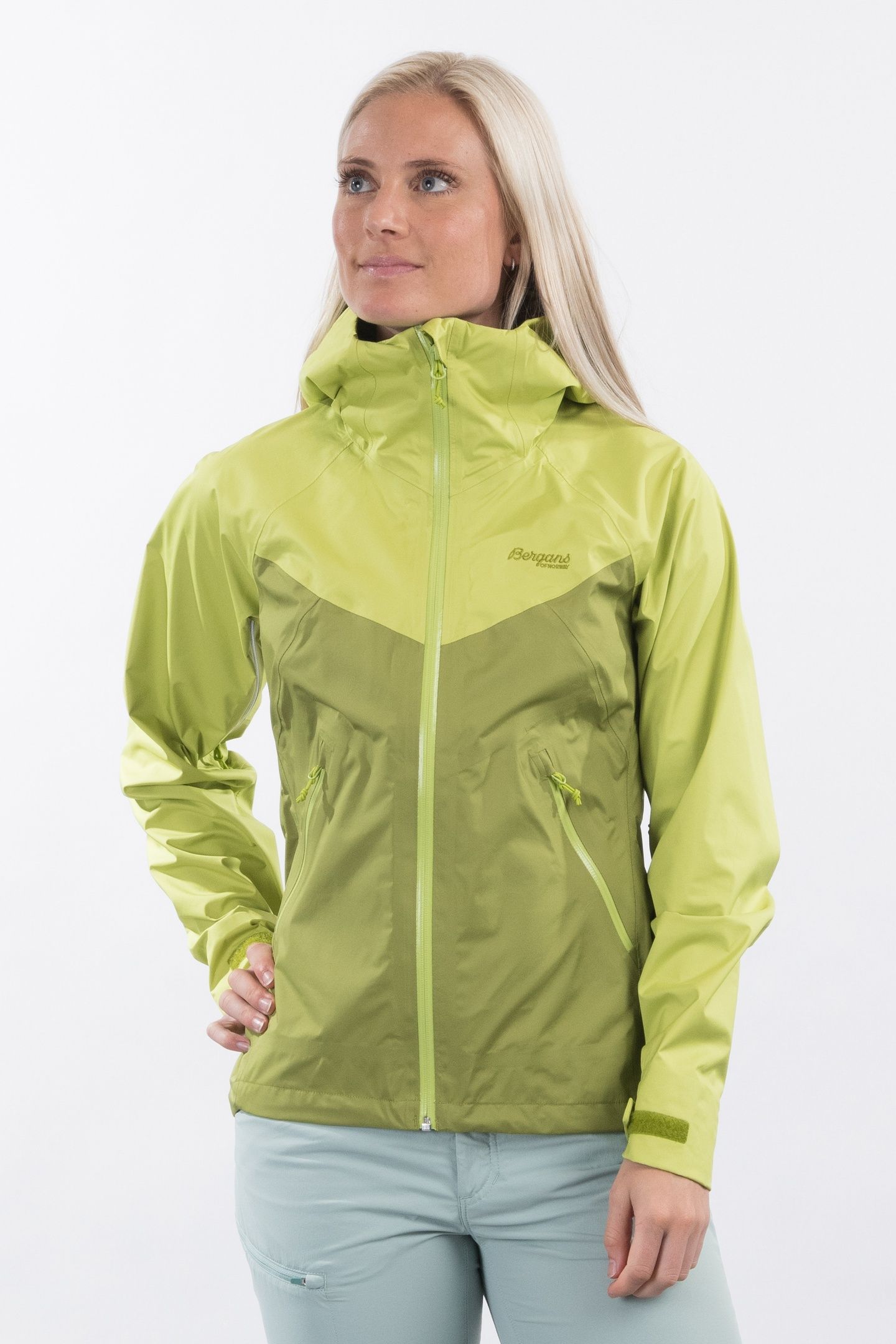 LETTO V2 3L W JACKET LIGHT OLIVE GREEN/OLIVE GREEN 3