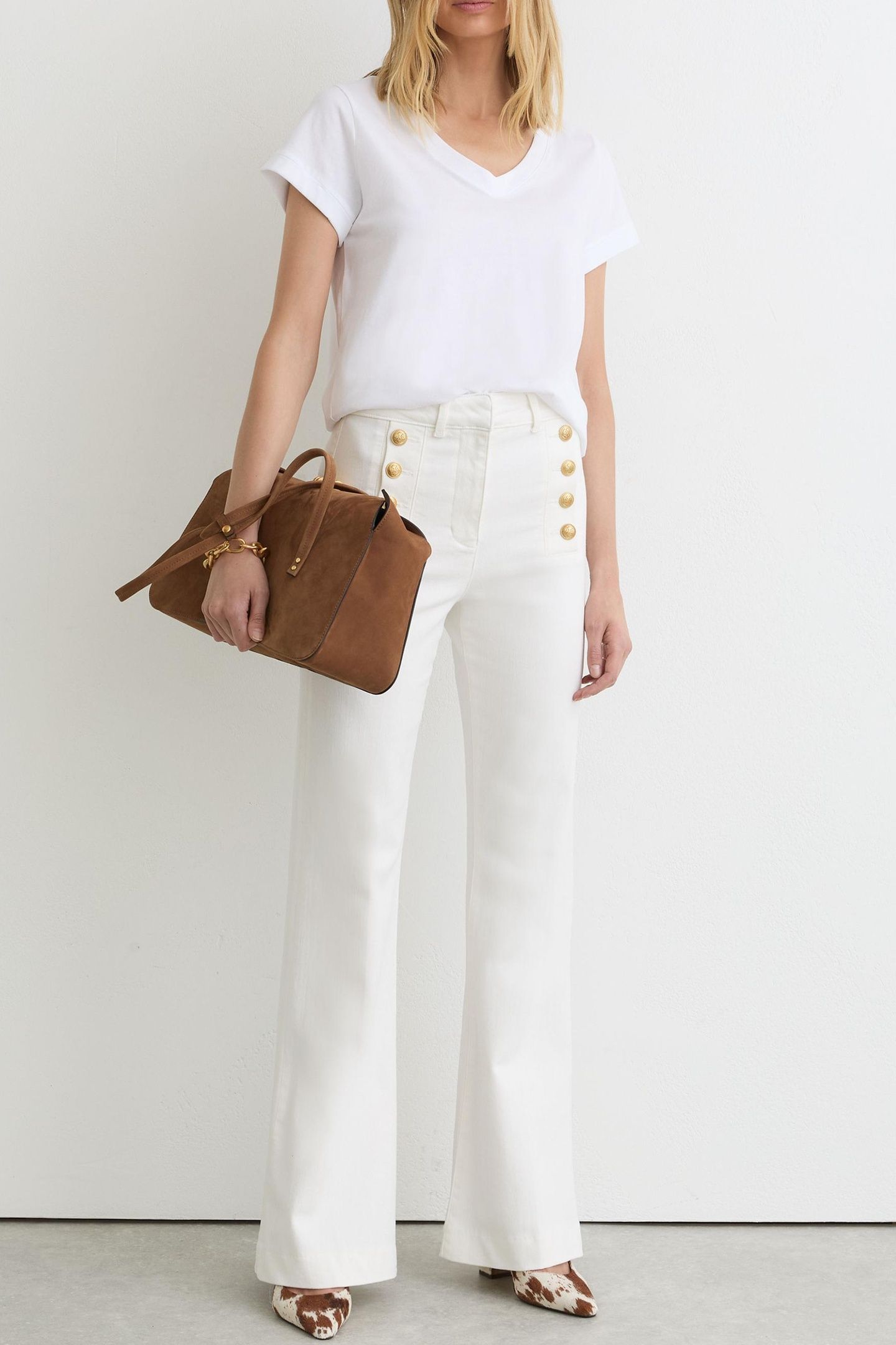 FLARE JEAN WHITE 3