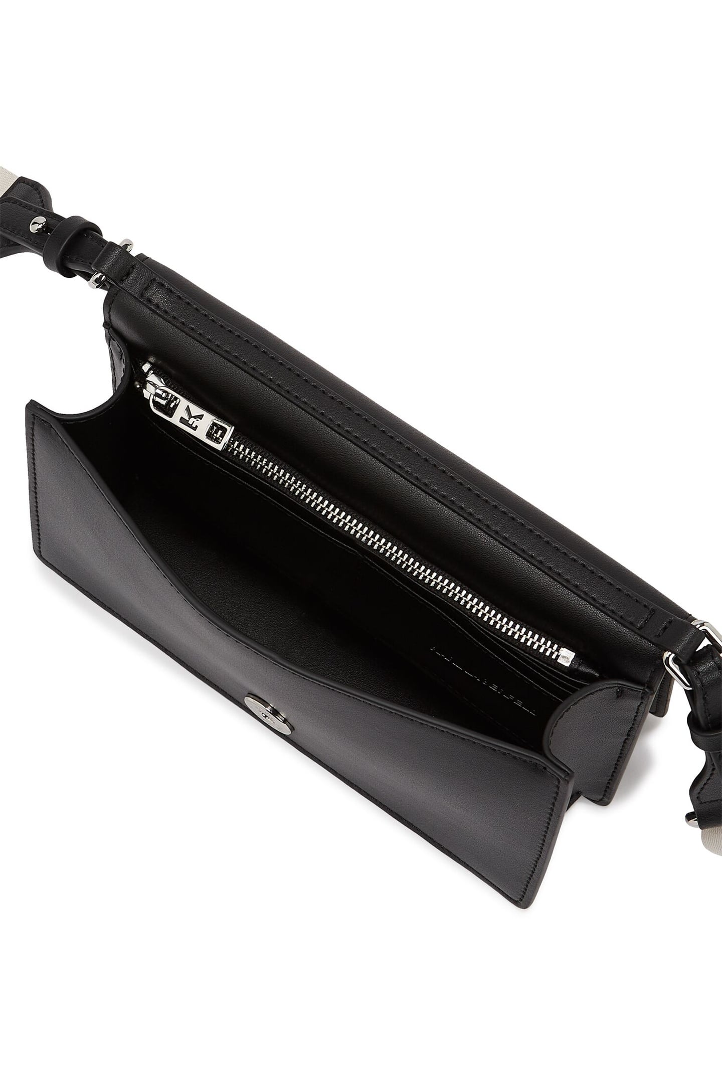 CIRCLE MINI FLAP BAG BLACK-NICKEL 8