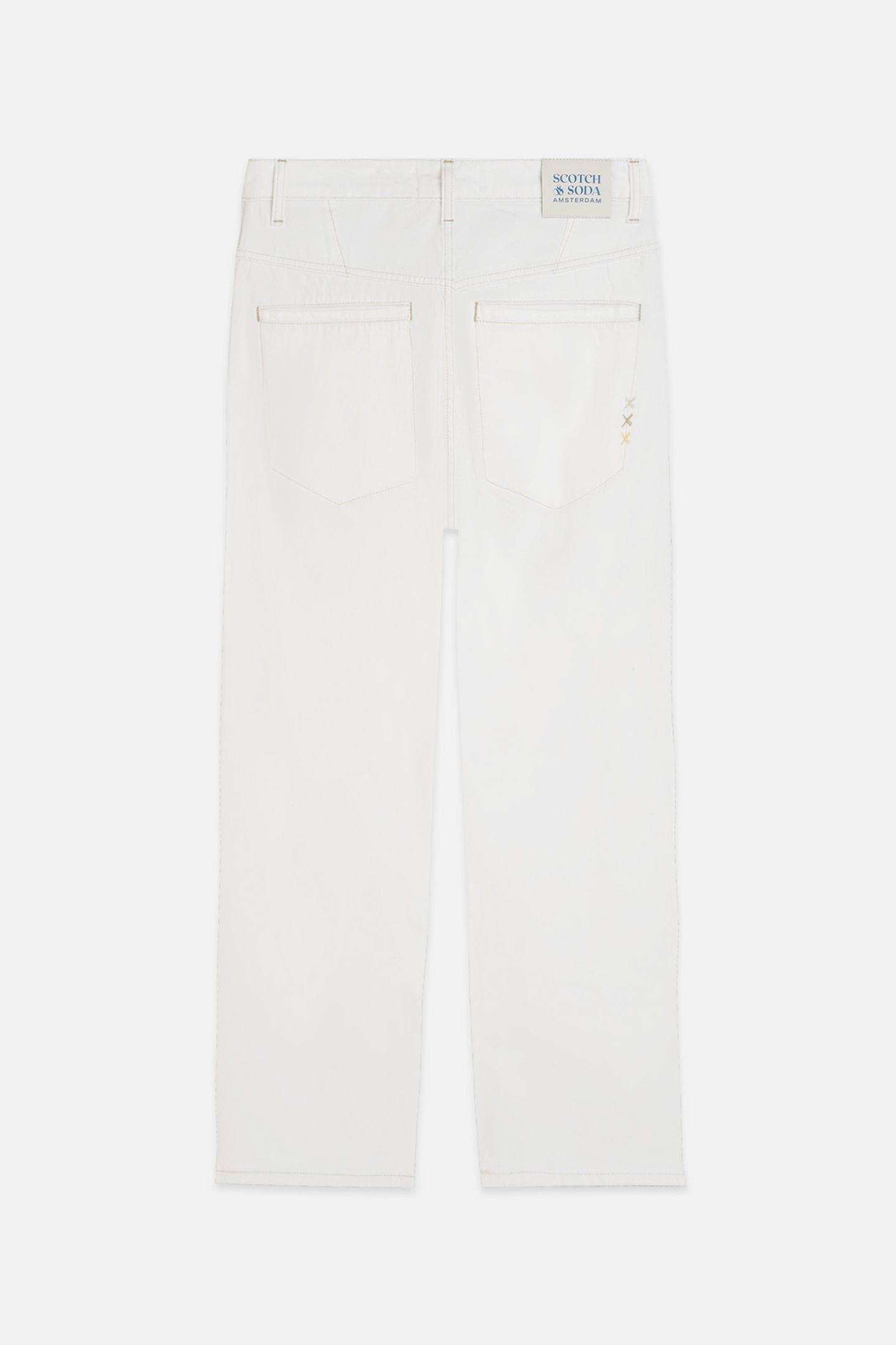 THE DAZE SUPER WIDE LEG JEANS WHITE/PASTEL 5