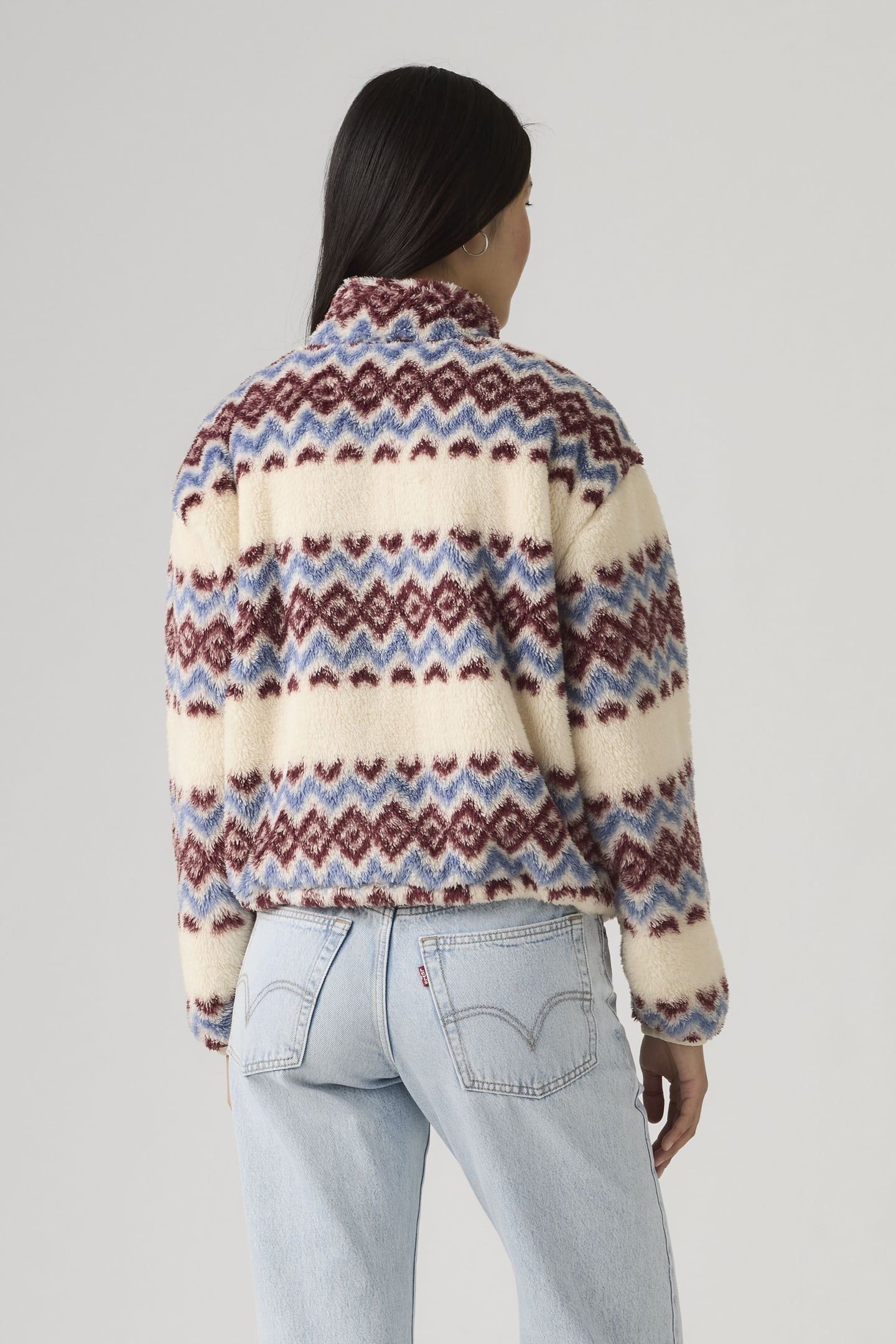 GEMMA SHERPA 1/4 ZIP SWEATSHIRT 3
