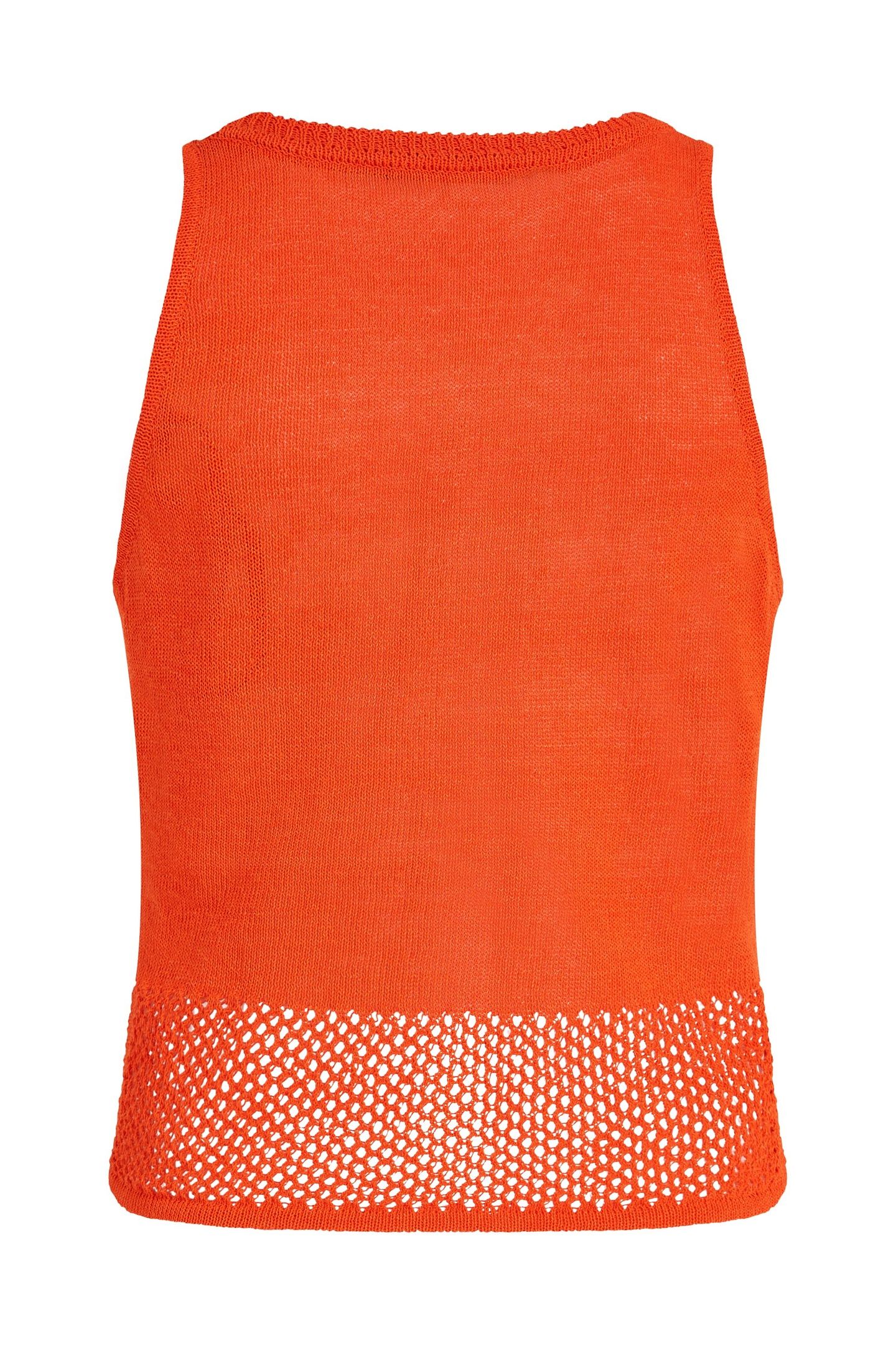 CROCHET KNIT TOP TANGERINE TANGO 2