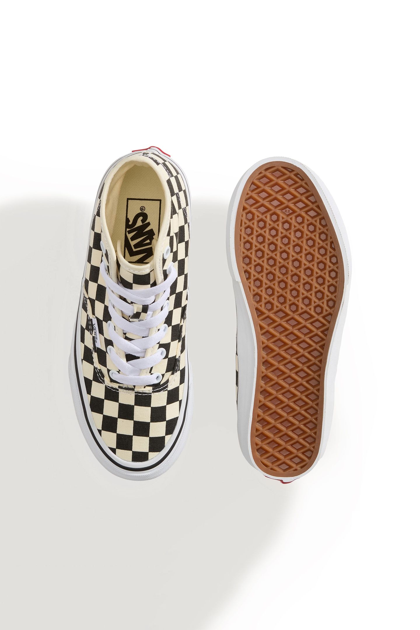 JUNIOR AUTHENTIC HI 2.0 CHECKERBOARD BLACK/TRUE WHITE 5