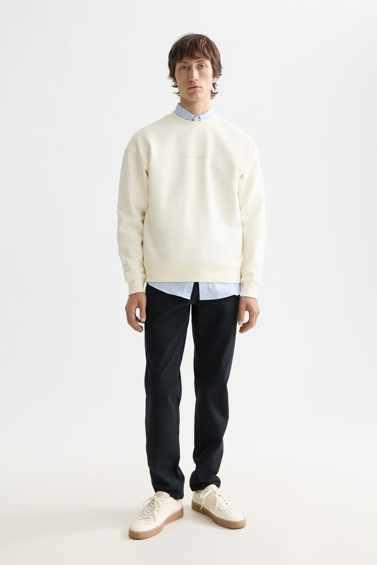 STUART COTTON-BLEND TWILL CHINO BLACK 3