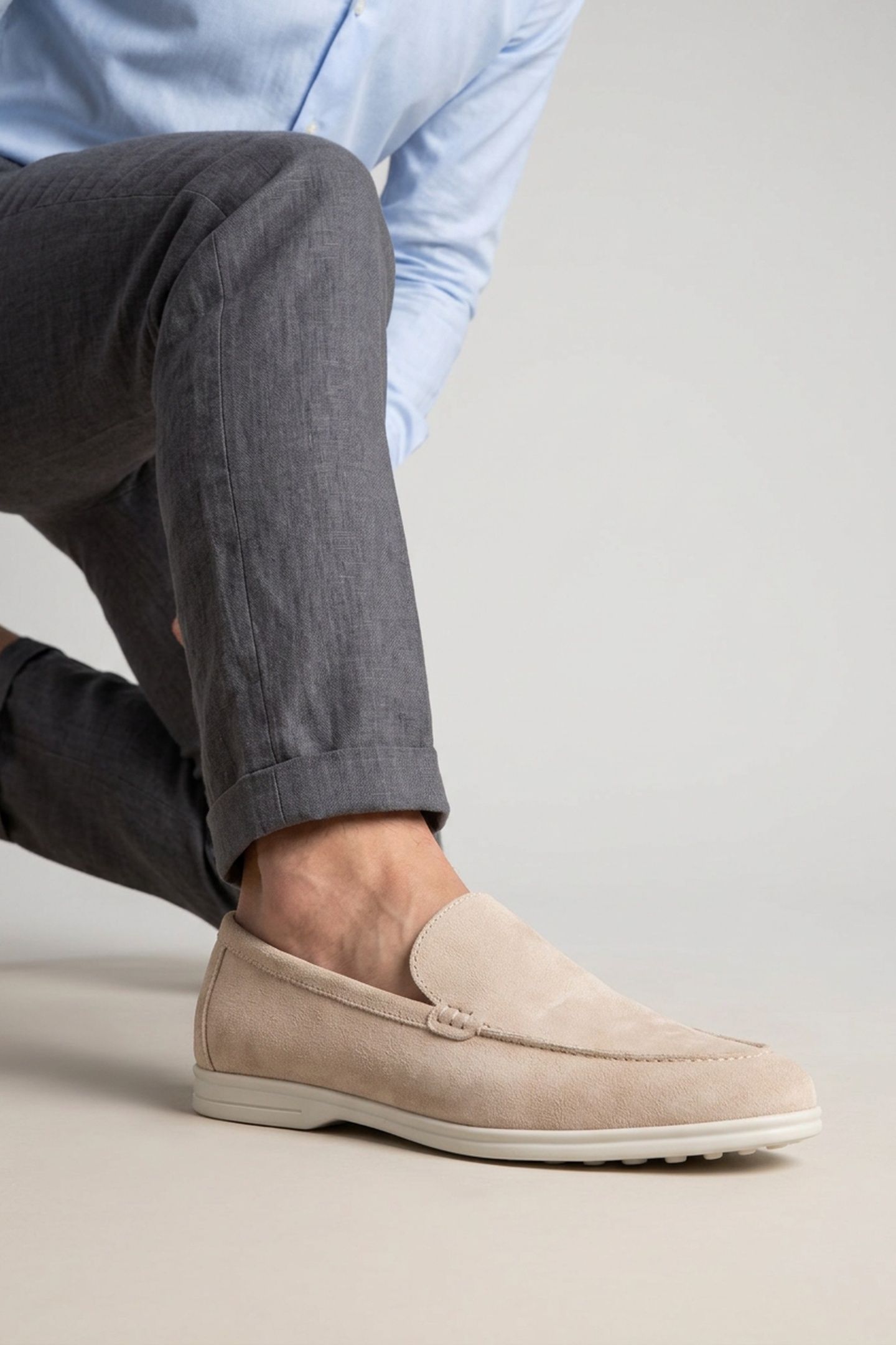 MAYNE CASUAL SHOES BEIGE SUEDE 2