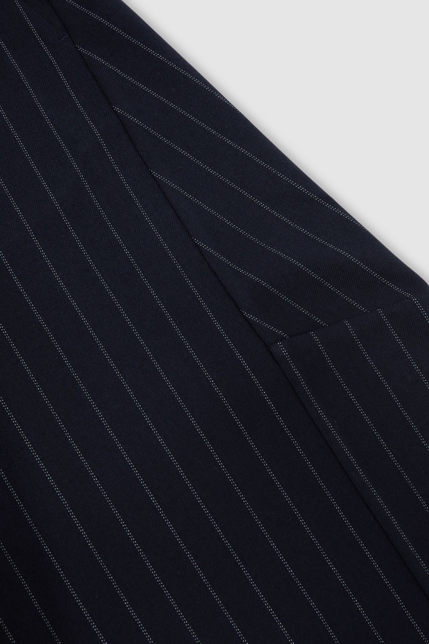 BARREL LEG PINSTRIPE TROUSER NAVY 6