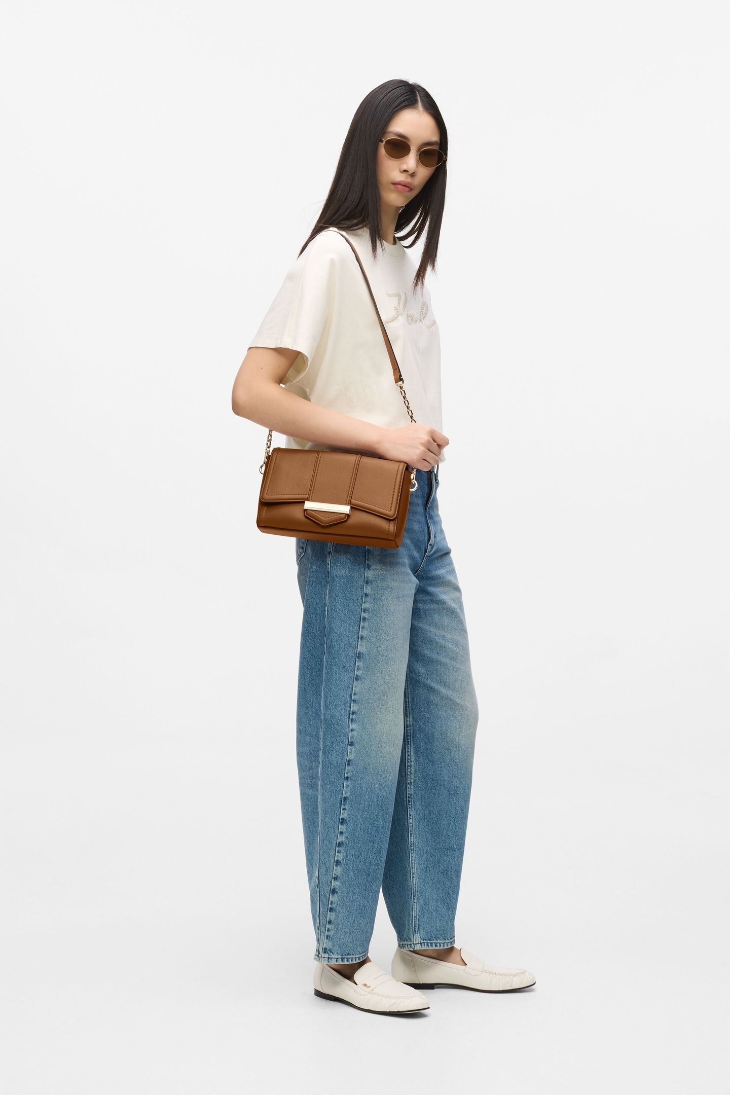 K/NOVA MD CROSSBODY DARK TAN 1