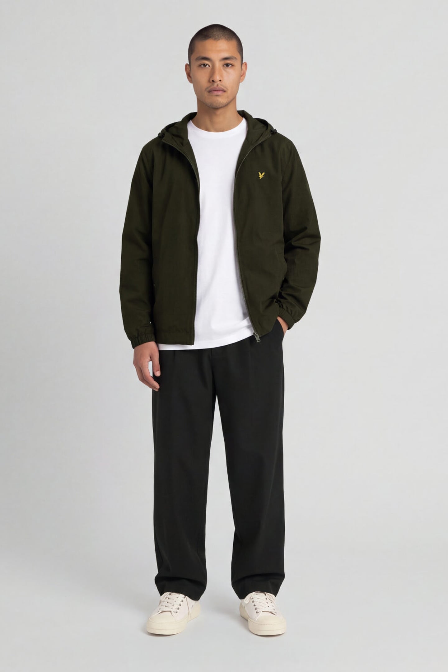 ZIP THROUGH JACKET OLIVE 1