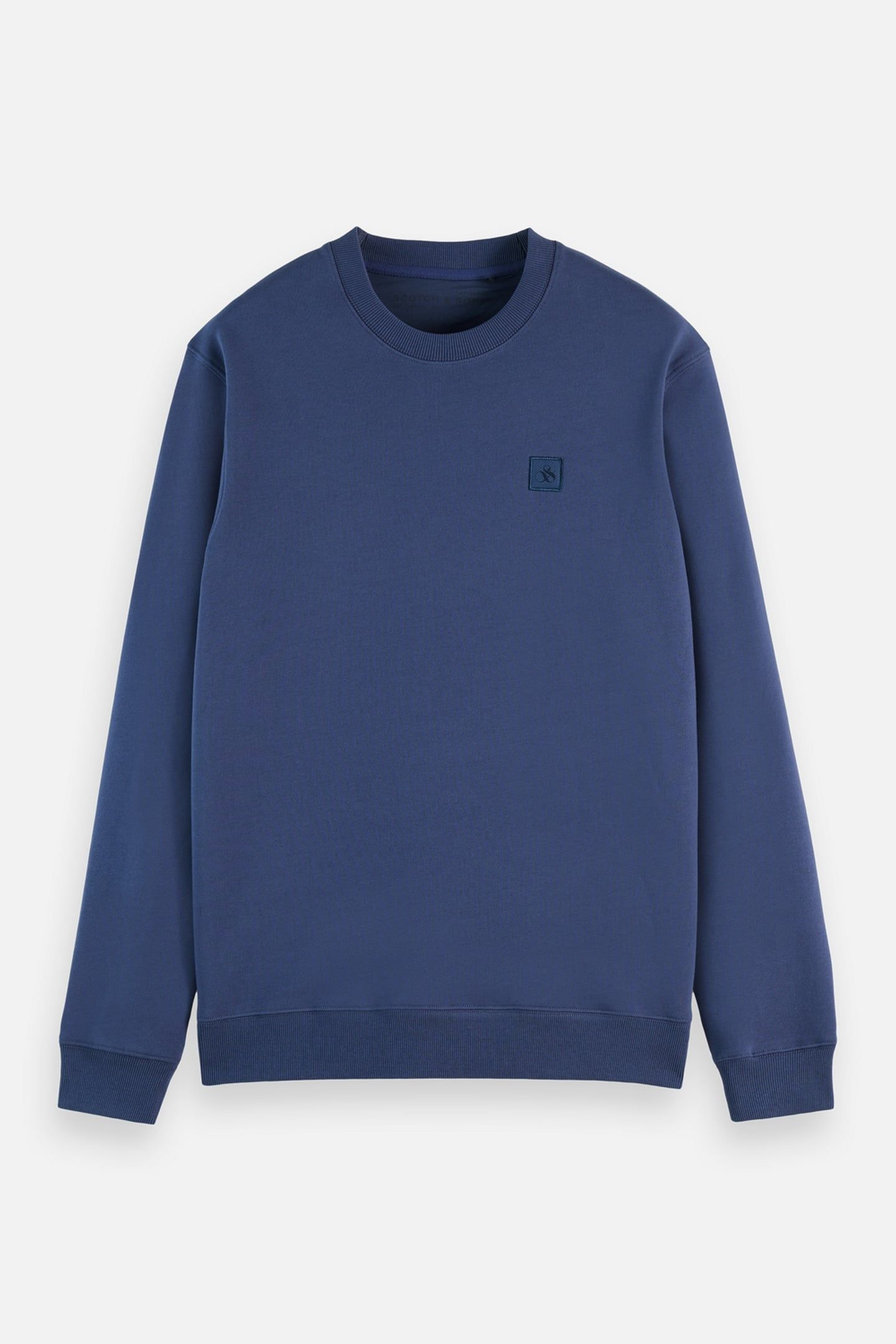 SEASONAL CORE LOGO BADGE REGULAR-FIT SWEATSHIRT NAVY 4