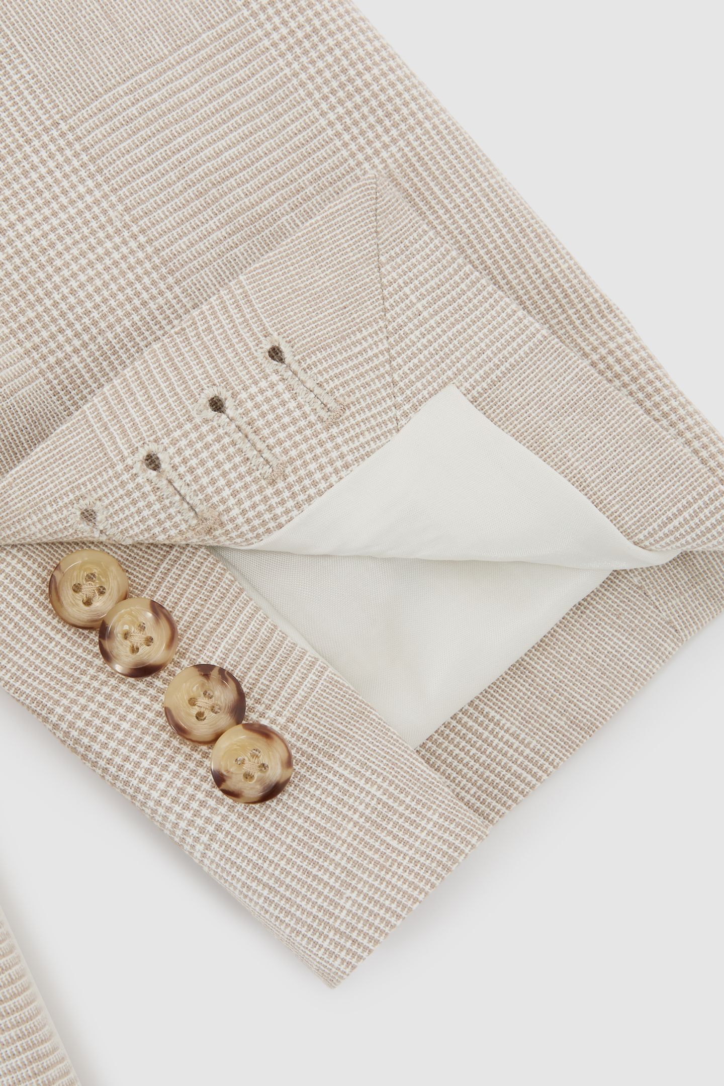 SB CHECK BLAZER OATMEAL BROWN 8