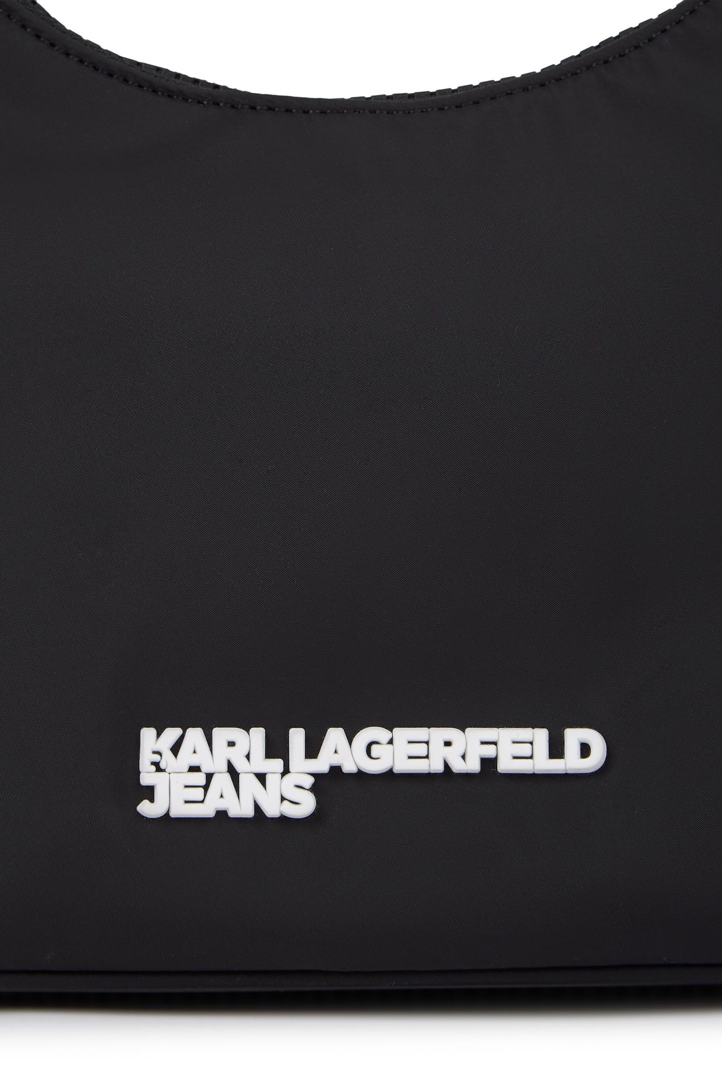 KLJ CORD NYLON SHOULDER BAG BLACK 5