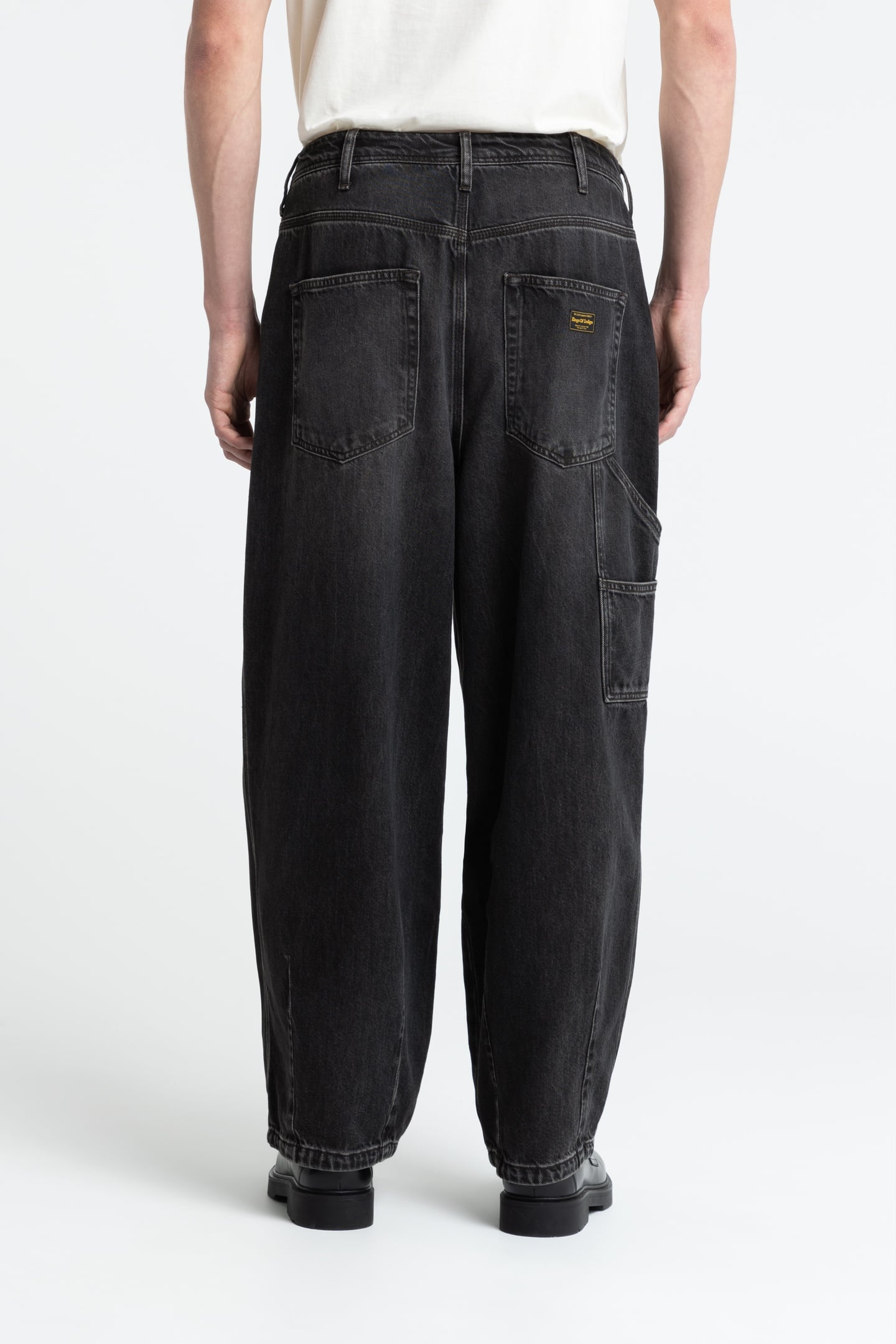 SABIUM PANTS VILMA BROWN BLACK WORN 3