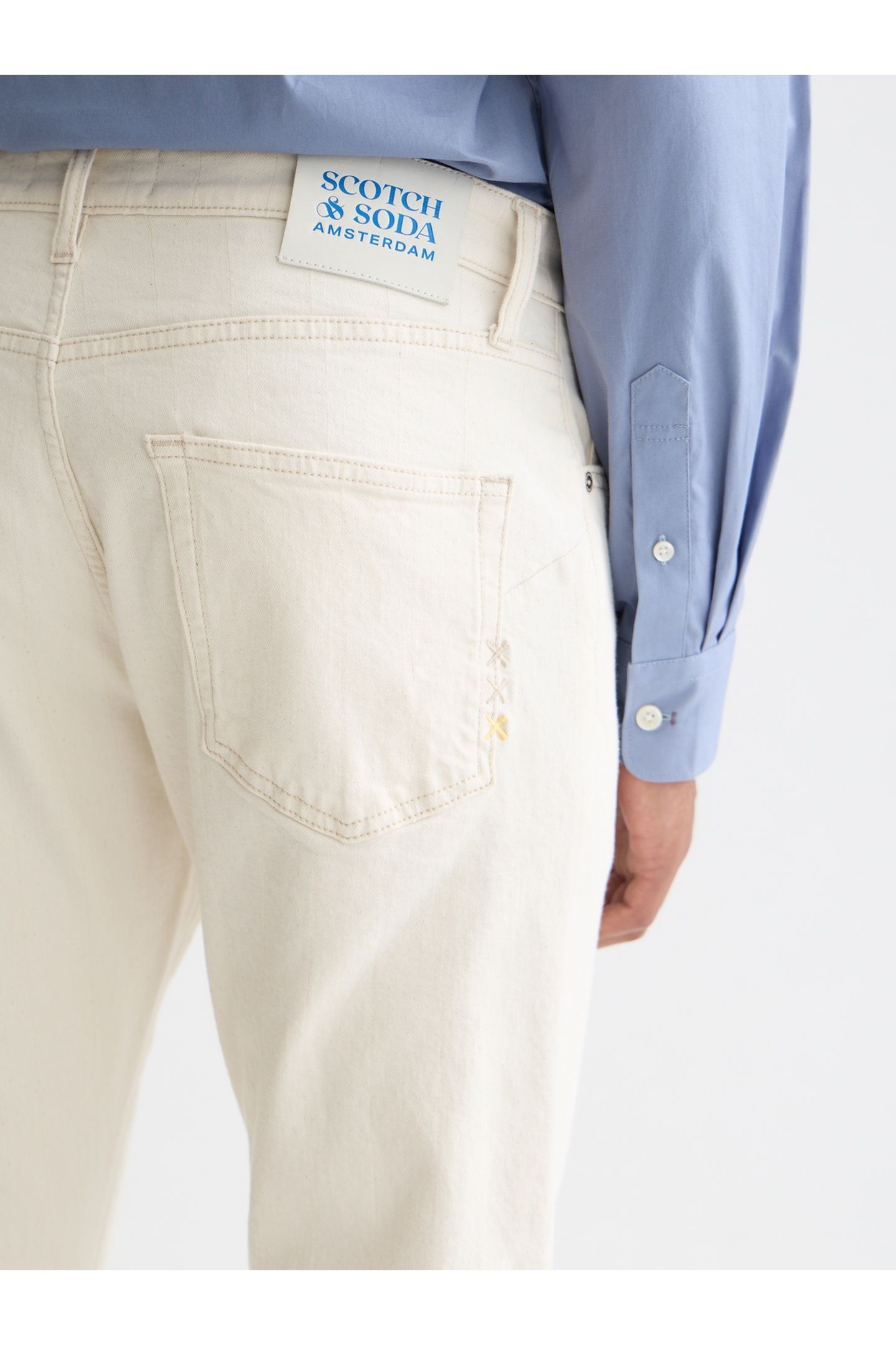 THE ZEE STRAIGHT LEG JEANS WHITE/PASTEL 6