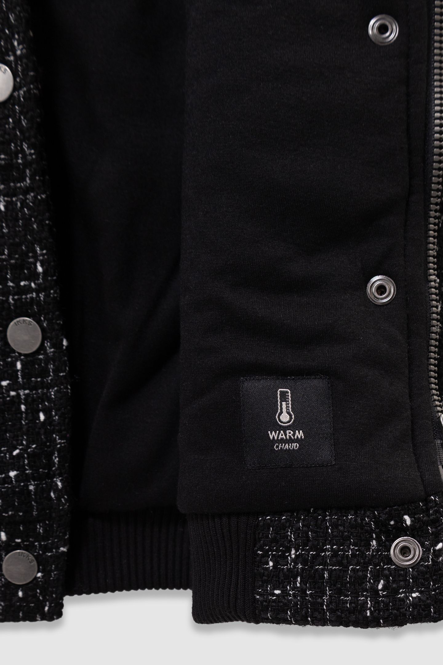 GIRLS’ BLACK TWEED-LOOK JACKET 6