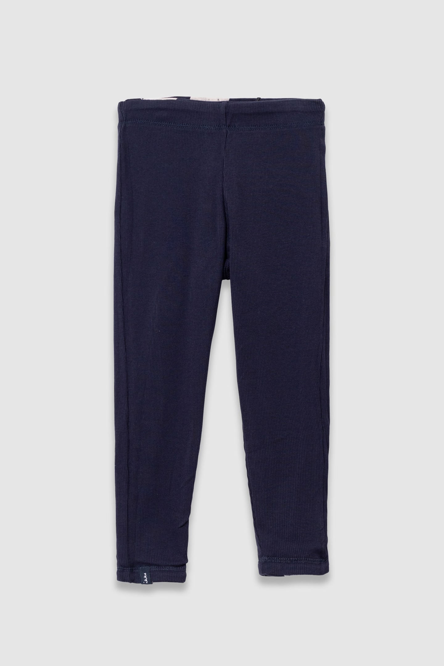 GIRLS’ NAVY XL POLKA DOT AND RIBBED REVERSIBLE LEGGINGS 1