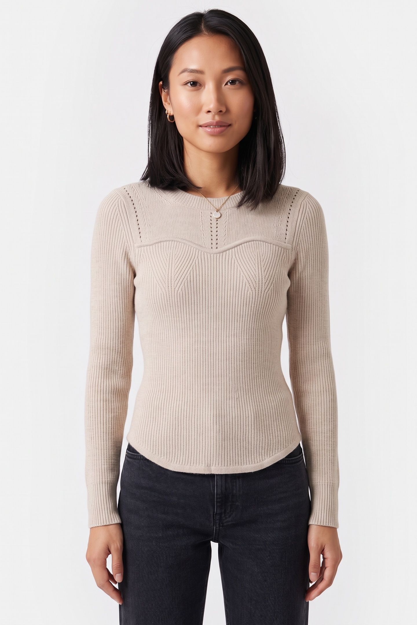 BRUMEA SWEATER BEIGE 1