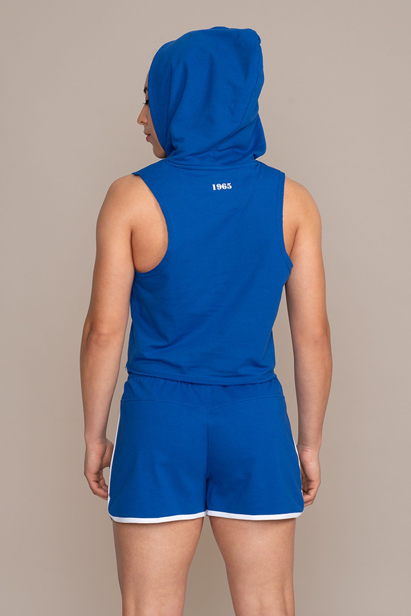 LADIES HOODED TANK ROYAL 3