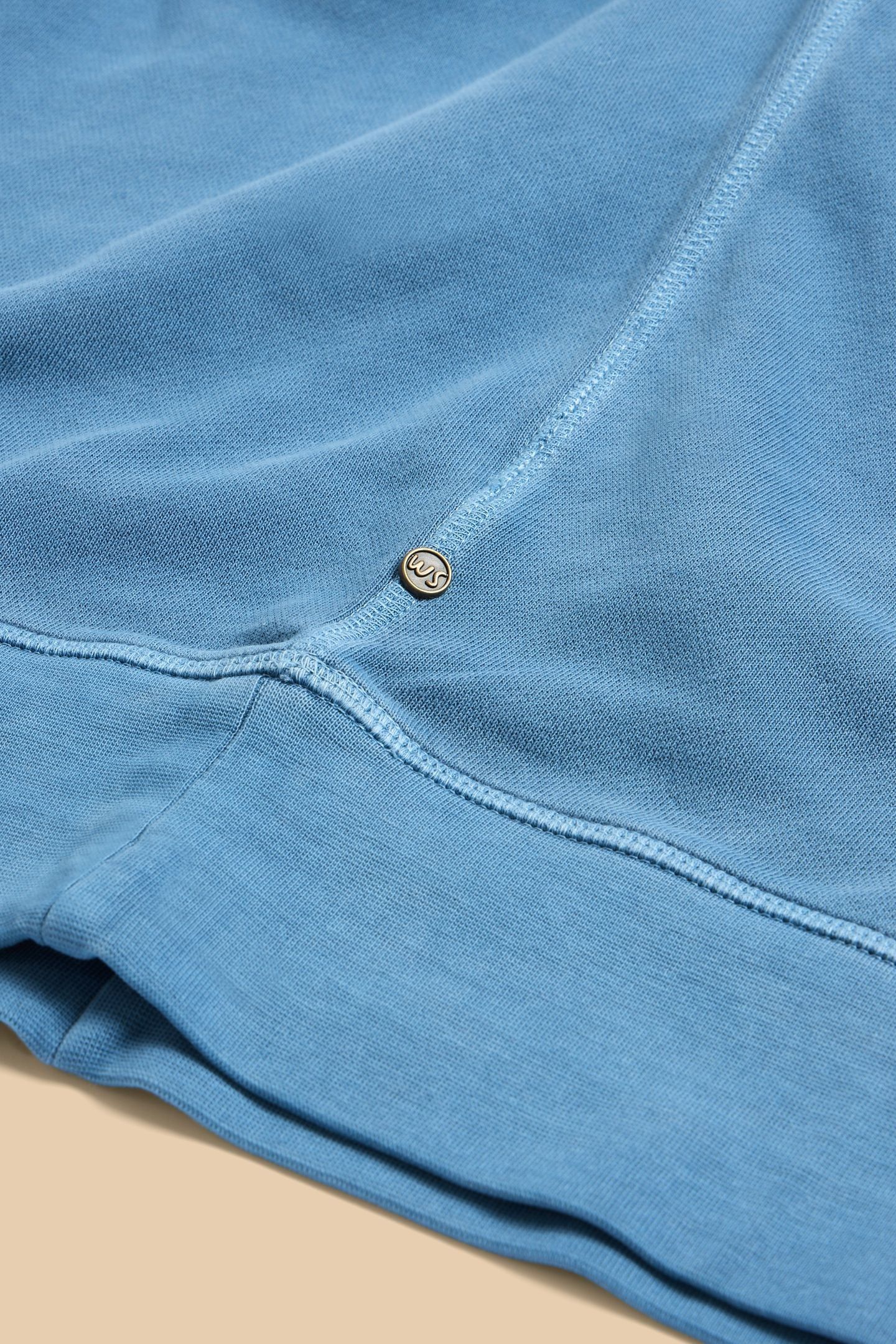 CREW NECK SWEAT MID BLUE 4