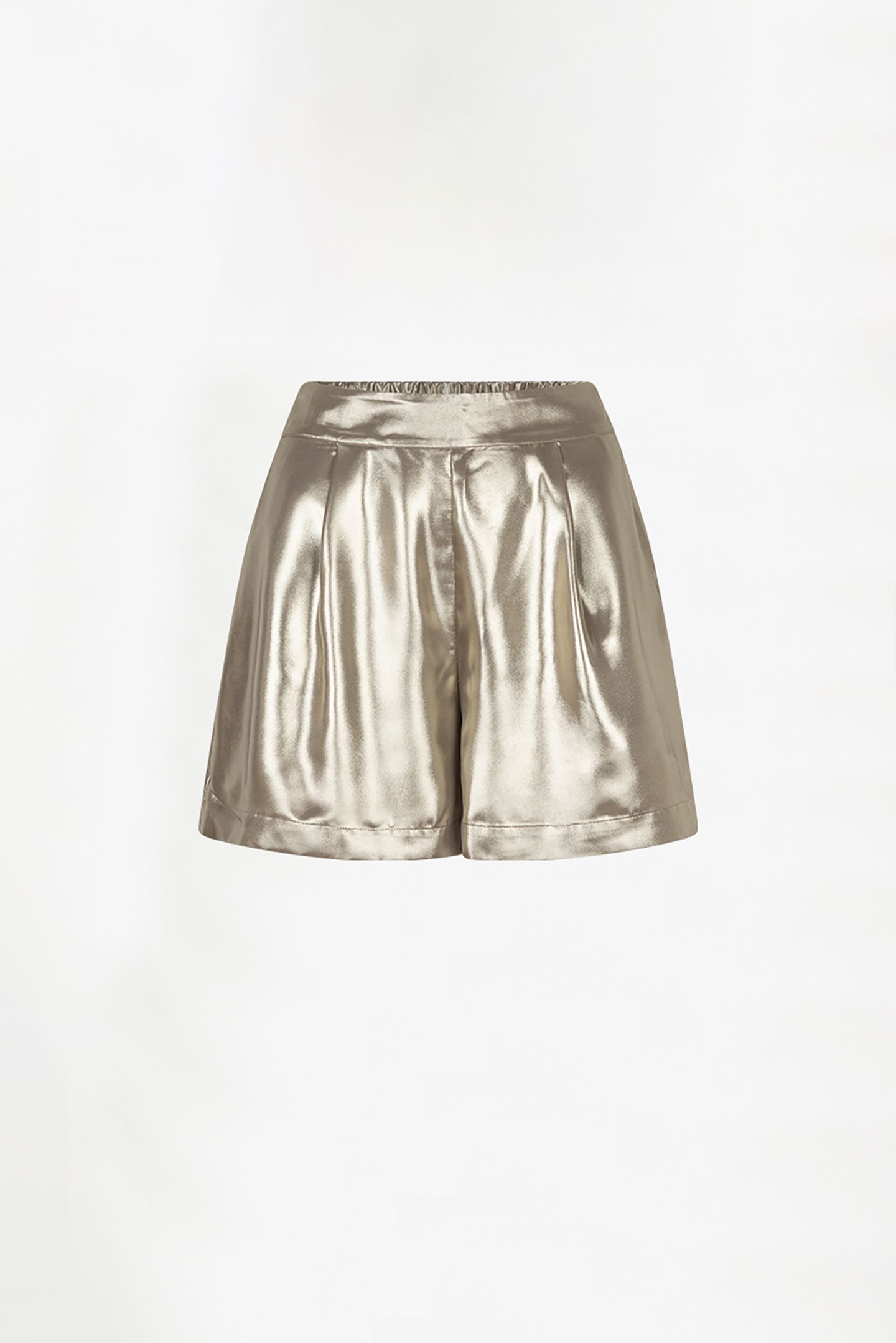 LEVINE METALLIC SHORTS GOLD 4
