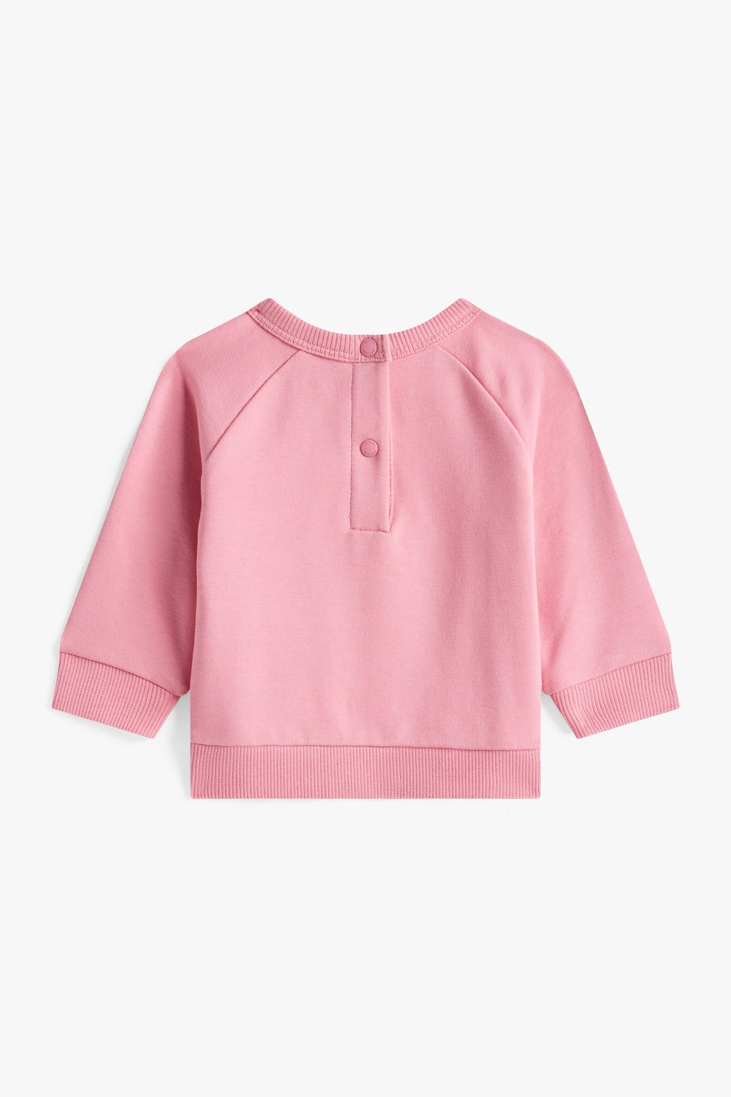 NEWBORN HEART EMBROIDERED SWEATSHIRT MYSTIC PINK 2
