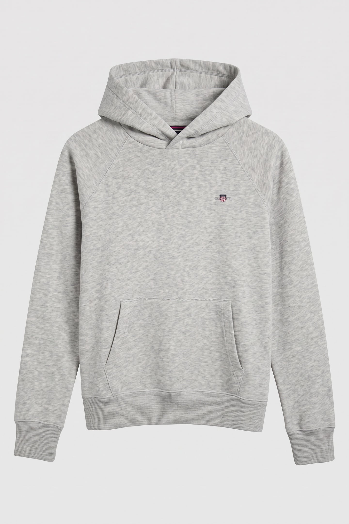 TEEN UNISEX SHIELD HOODIE LIGHT GREY MELANGE 2