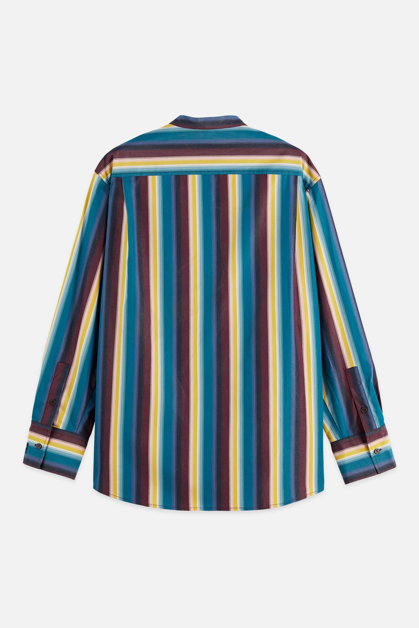 RELAXED-FIT STRIPED SHIRT EL COSMICO STRIPE DEEP LAGOON 4
